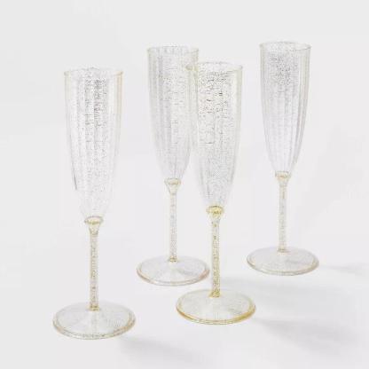 Decorative Beverage Flute Set - Inspire Cups