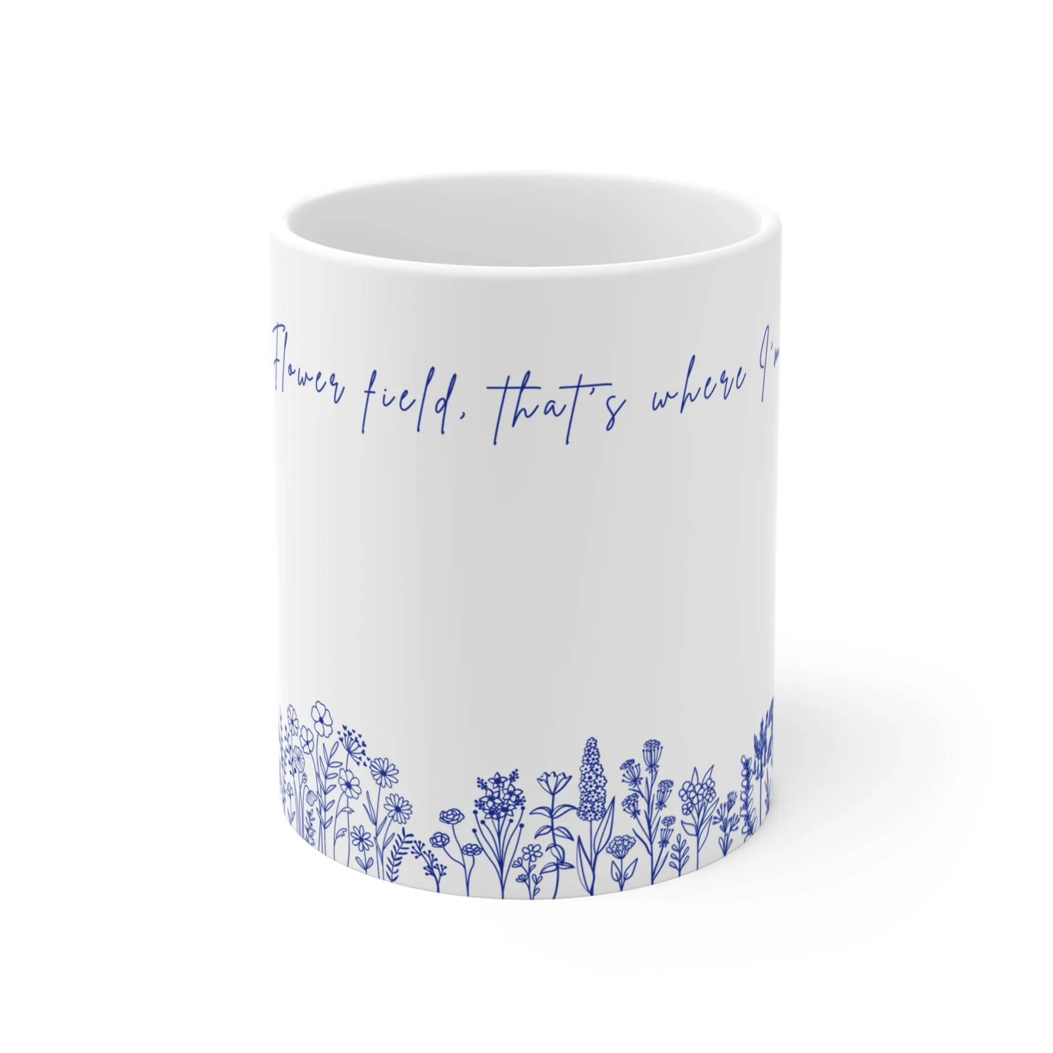 RM Wildflower Indigo Music Lyric Mug