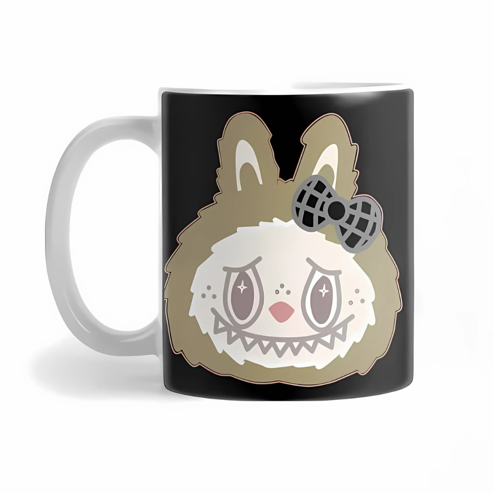 Labubu Monochrome Bow Mug - Inspire Cups