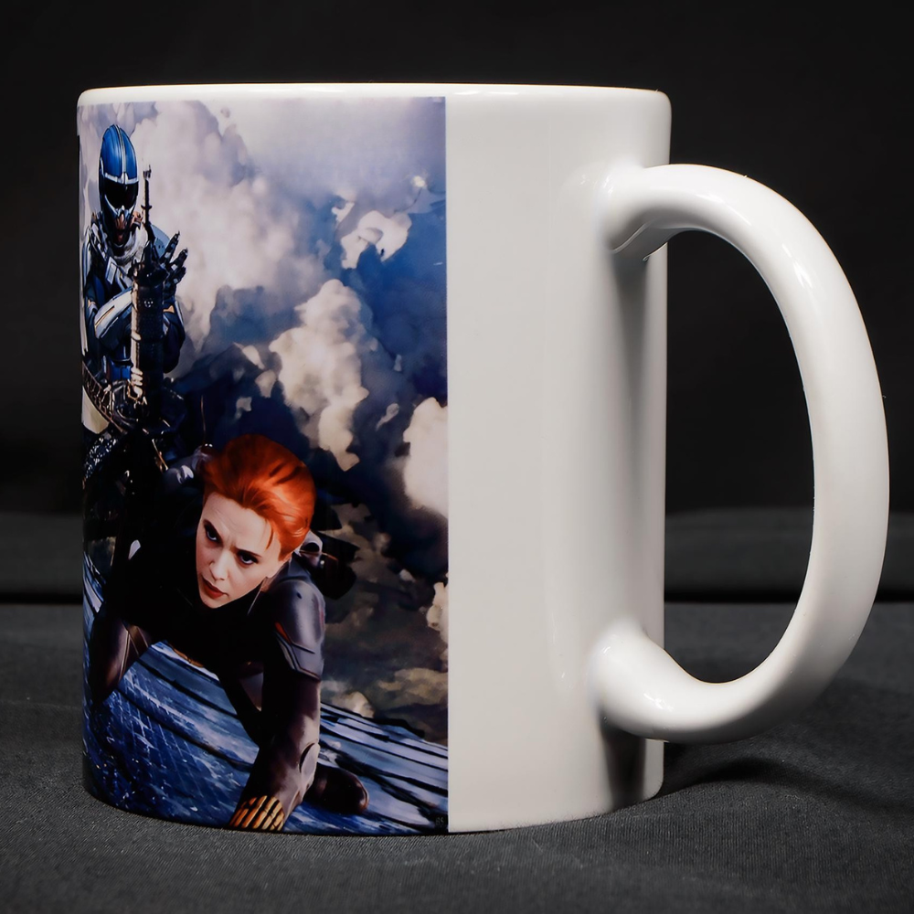 Black Widow Natasha Romanoff Ceramic Character Mug