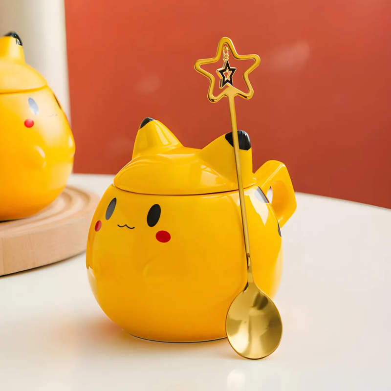 320ML Pikachu Ornament Ceramic Mug