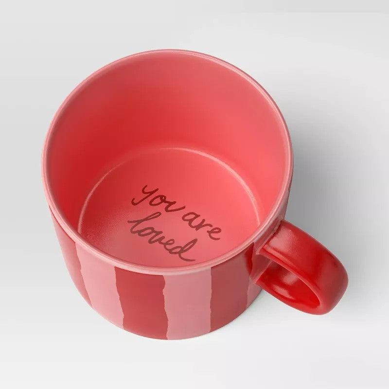 16oz Striped Stoneware Mug - Inspire Cups