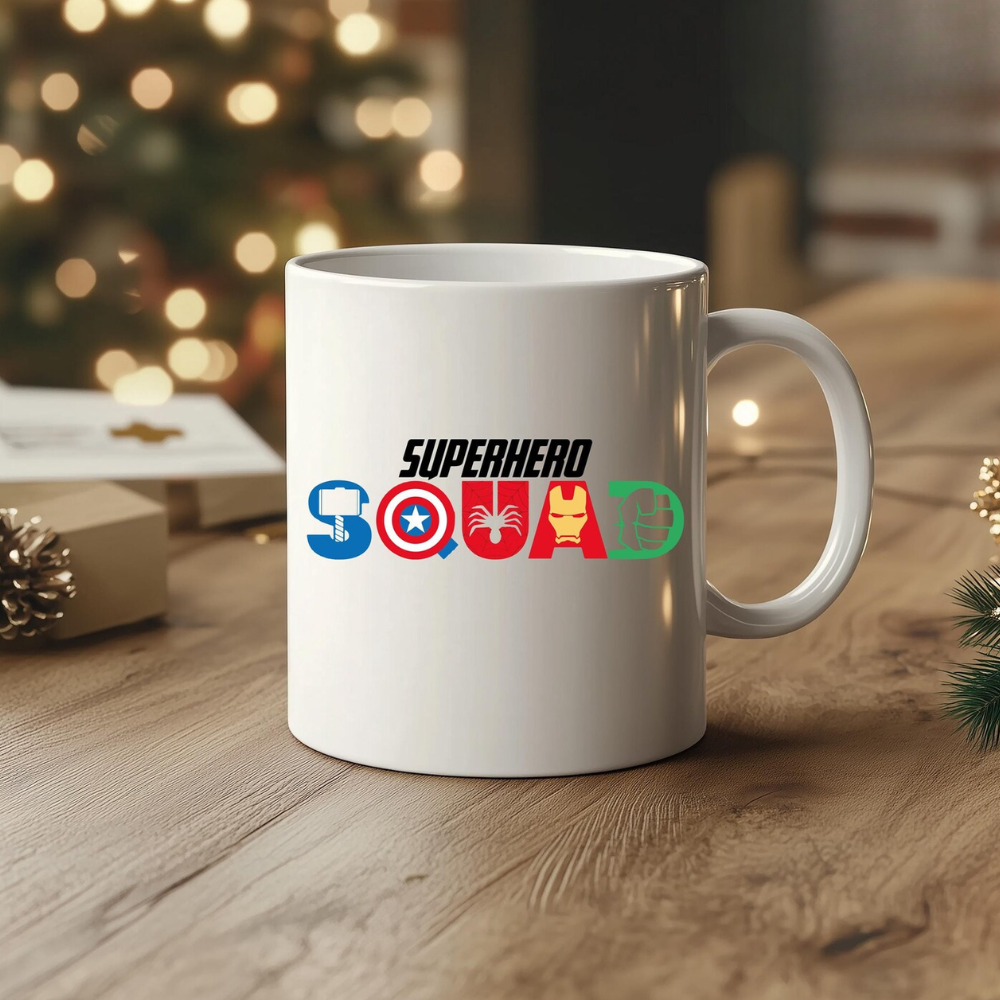 Superhero Squad Custom Coffee Mug