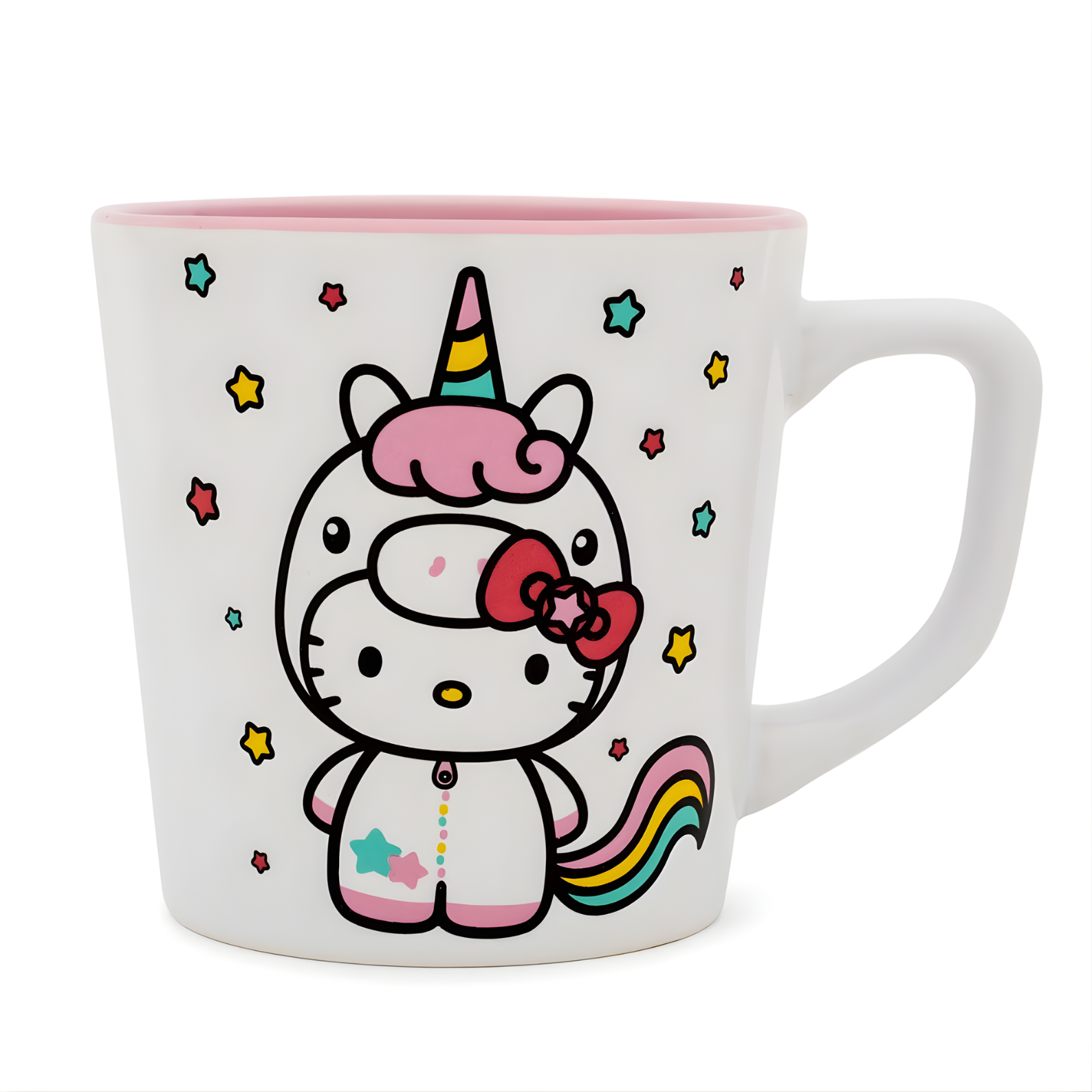 Silver Buffalo Sanrio Hello Kitty Unicorn Ceramic Latte Mug