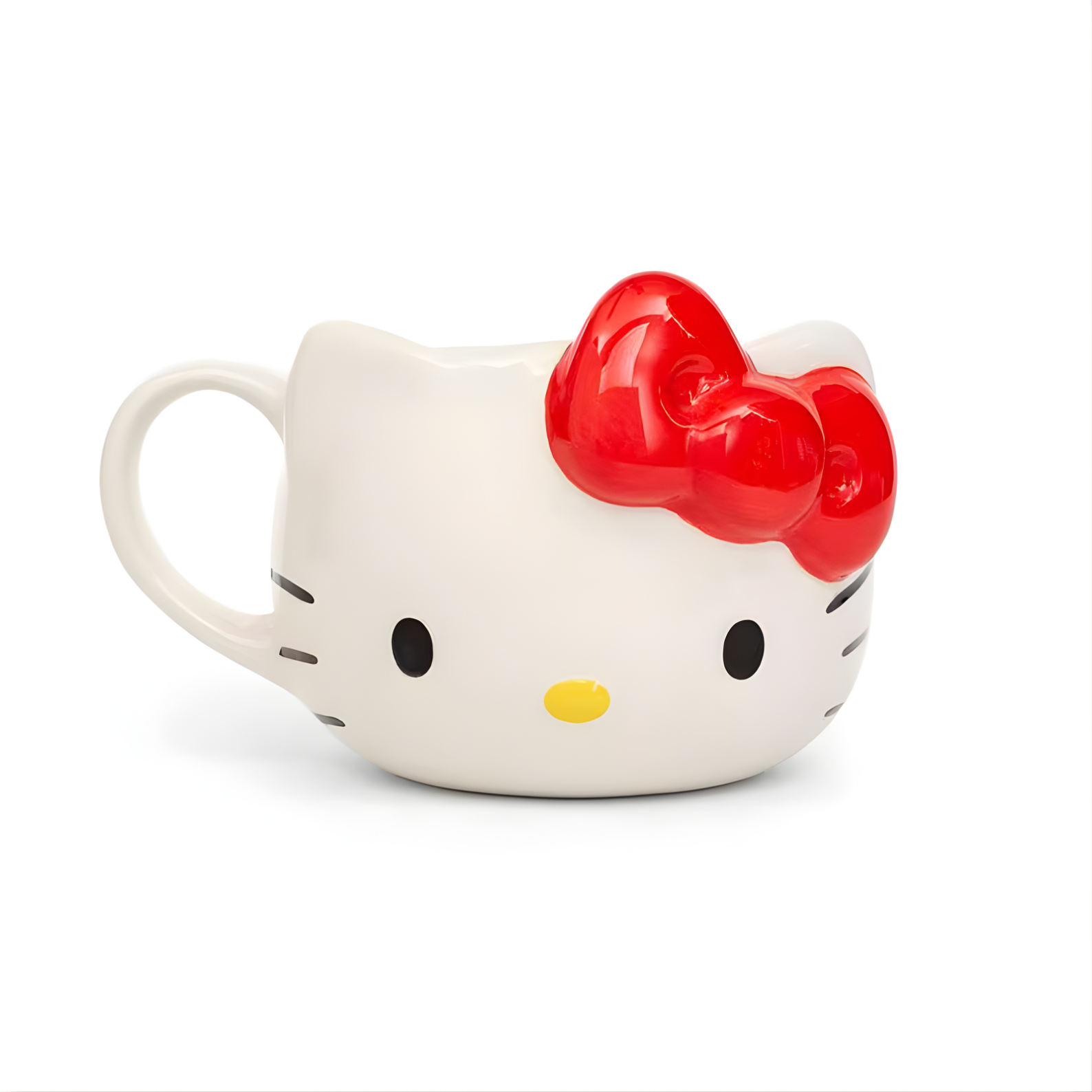 Hello Kitty Red Bow Ceramic 3D Molded Mug