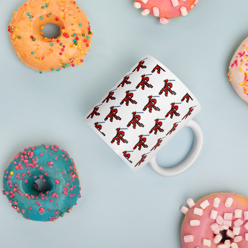 Glossy Vivid Print Deadpool Ceramic Mug