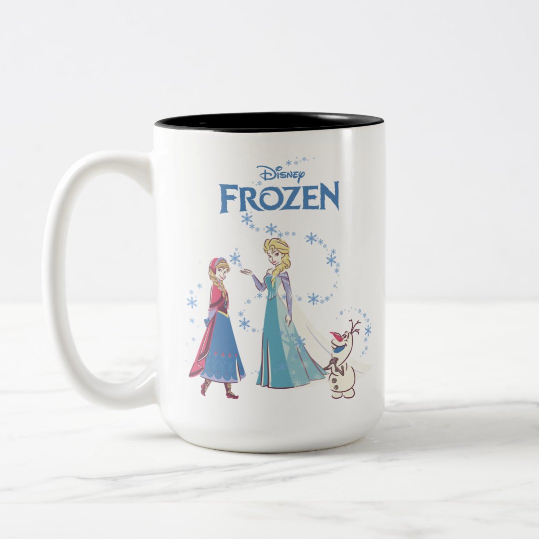 Elsa Anna Olaf Two-Tone Mug 
