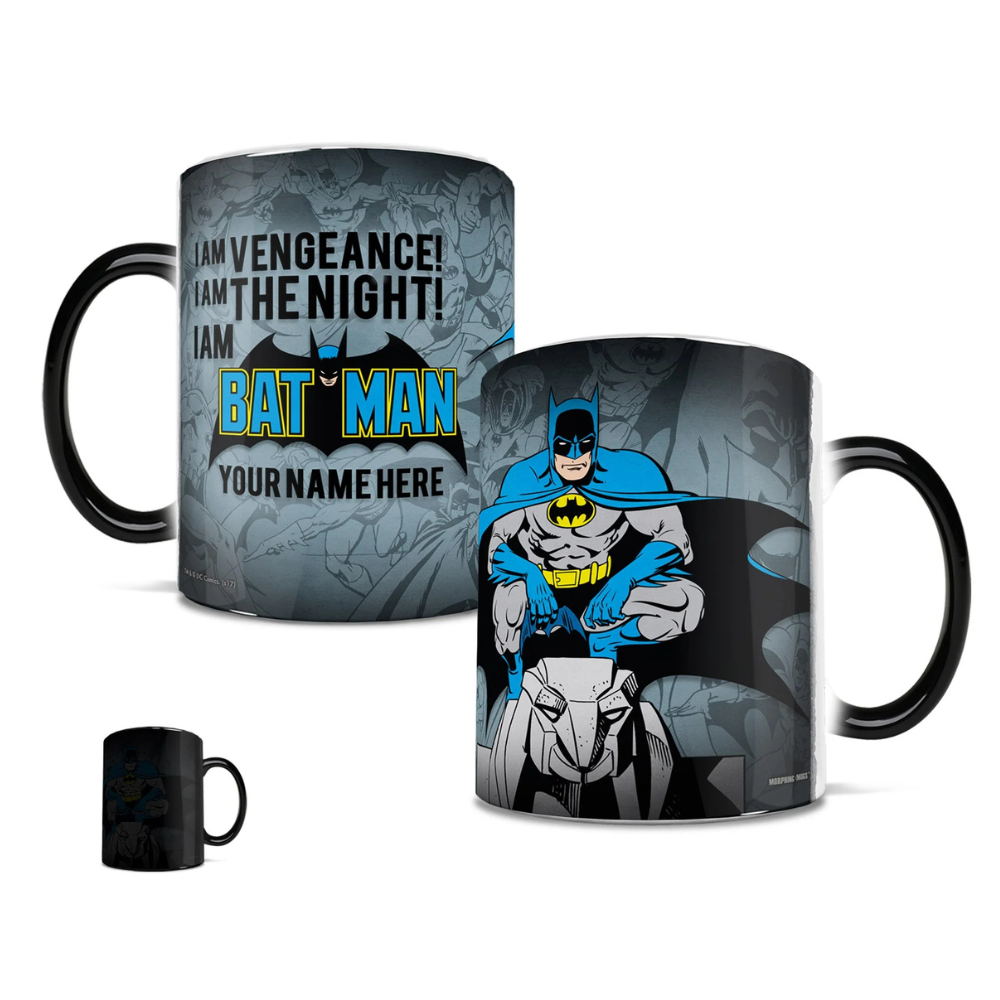 Batman Personalized Heat Sensitive Morphing Mug