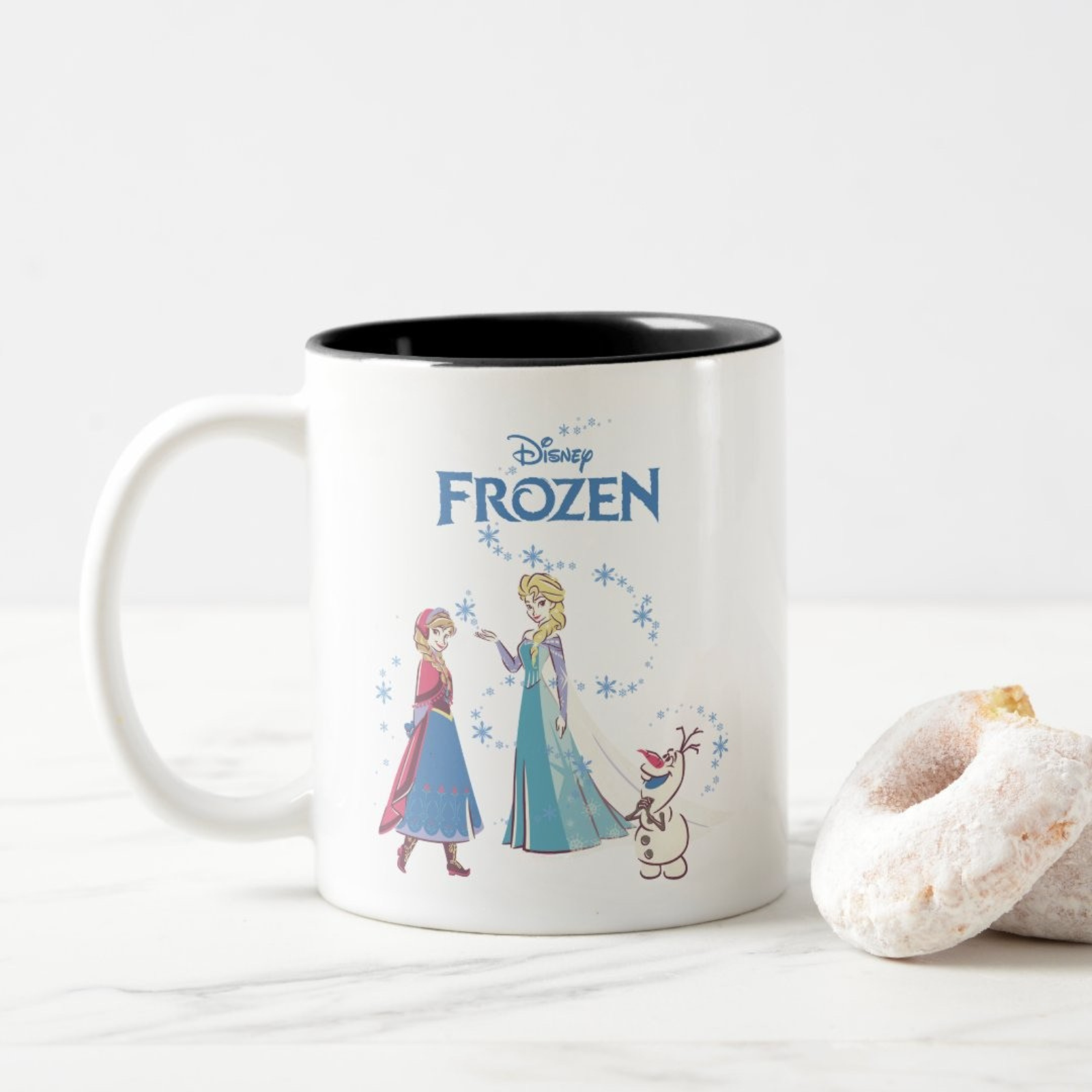 Frozen Sisters Snowman Duo Toned Mug