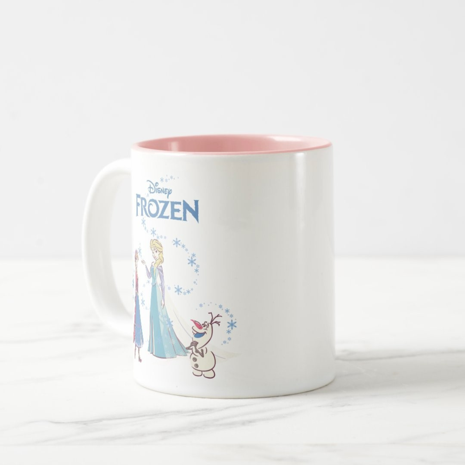 Frozen Sisters Snowman Duo Toned Mug