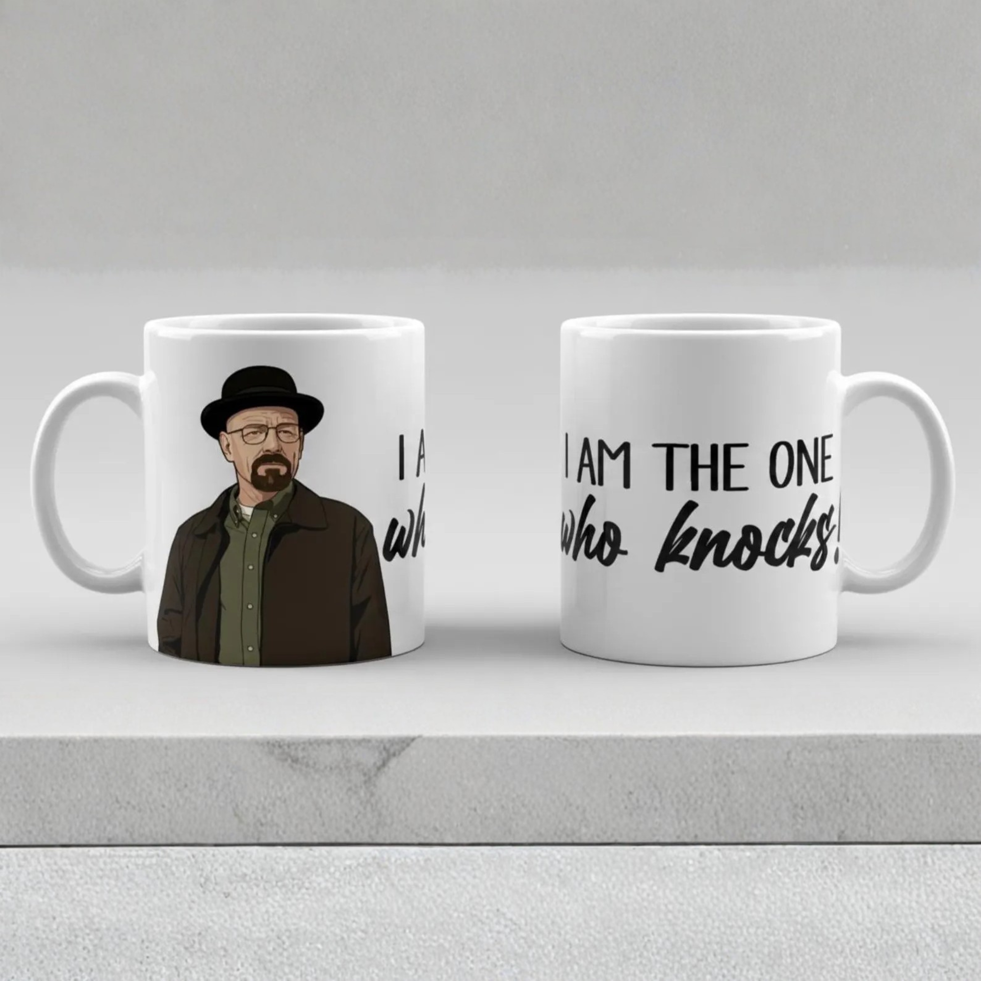 Walter White I Am The One Who Knocks Quote Printed Mug