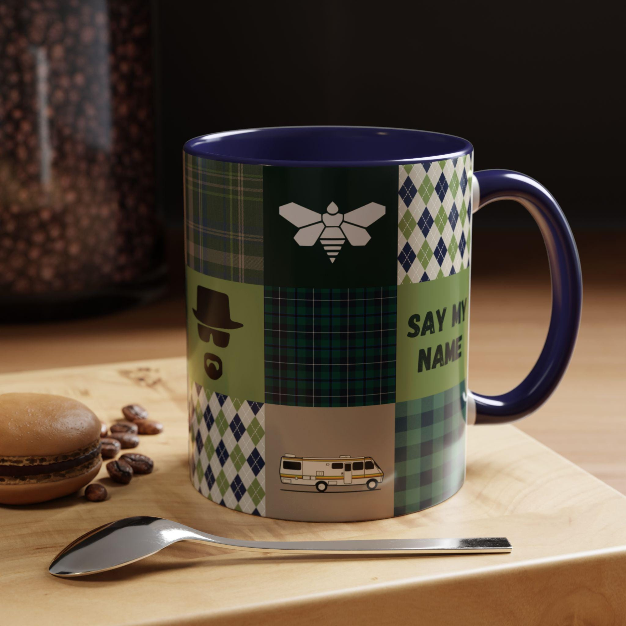 Heisenberg Patchwork Pattern Coffee Mug