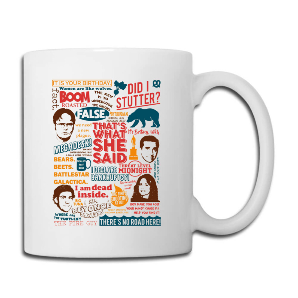 The Office Quotes Character Ceramic Mug
