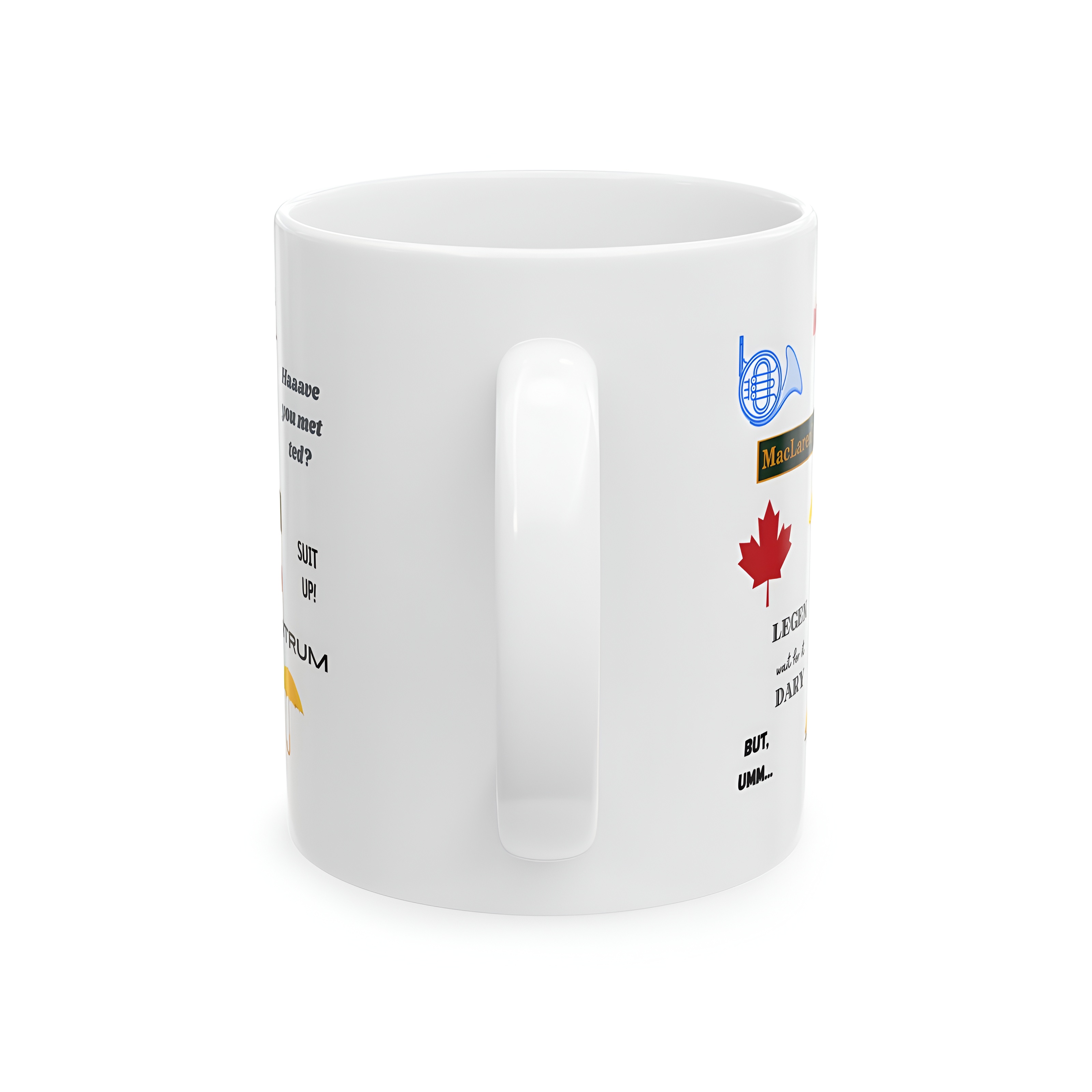 Sitcom Icon Pattern Ceramic Coffee Tea Mug