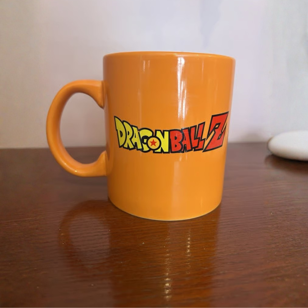 Dragon Ball Z Kame Kanji Ceramic Mug Orange, Large 20-Ounce Cup