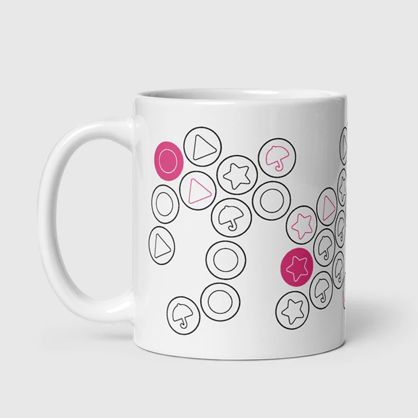 Squid Game Games Pattern Mug