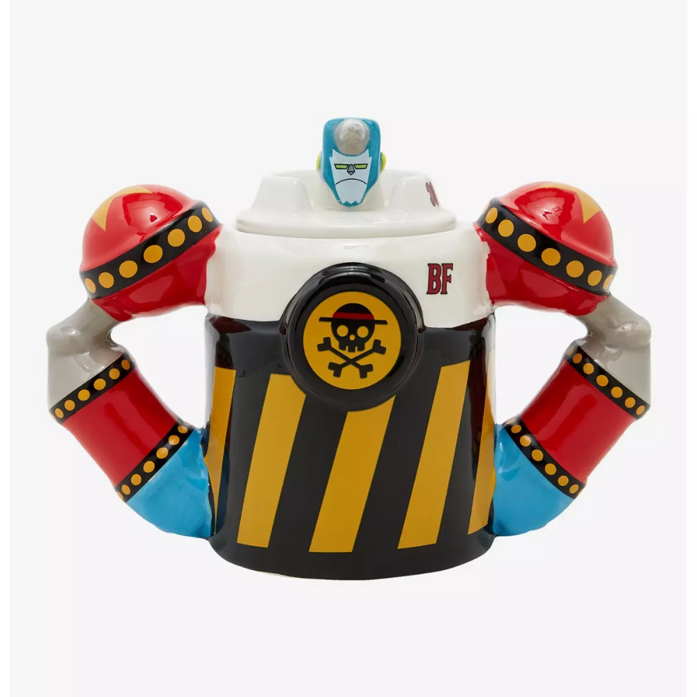 One Piece Pirate General Franky Figural Mug With Lid
