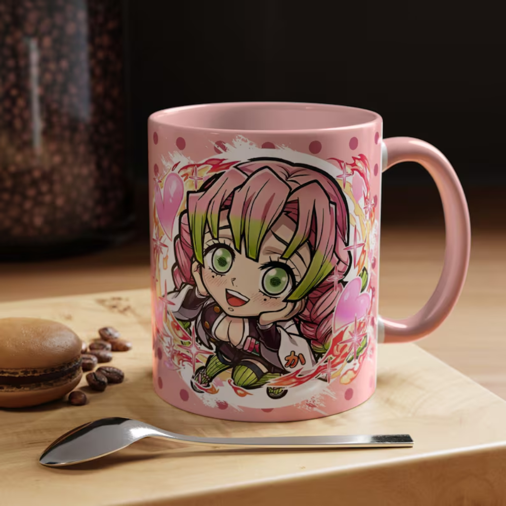 Demon Slayer, Mitsuri Kanroji Coffee Mug (11, 15oz)