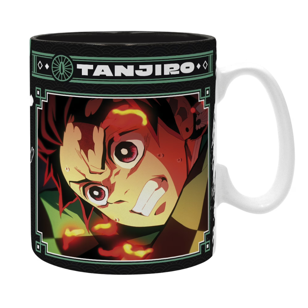 Tanjiro Checkered Pattern Ceramic Drinking Vessel