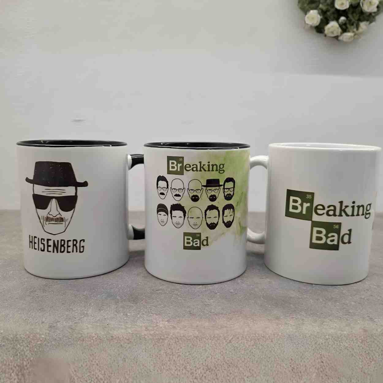 Heisenberg Simple Silhouette Design Printed Mug