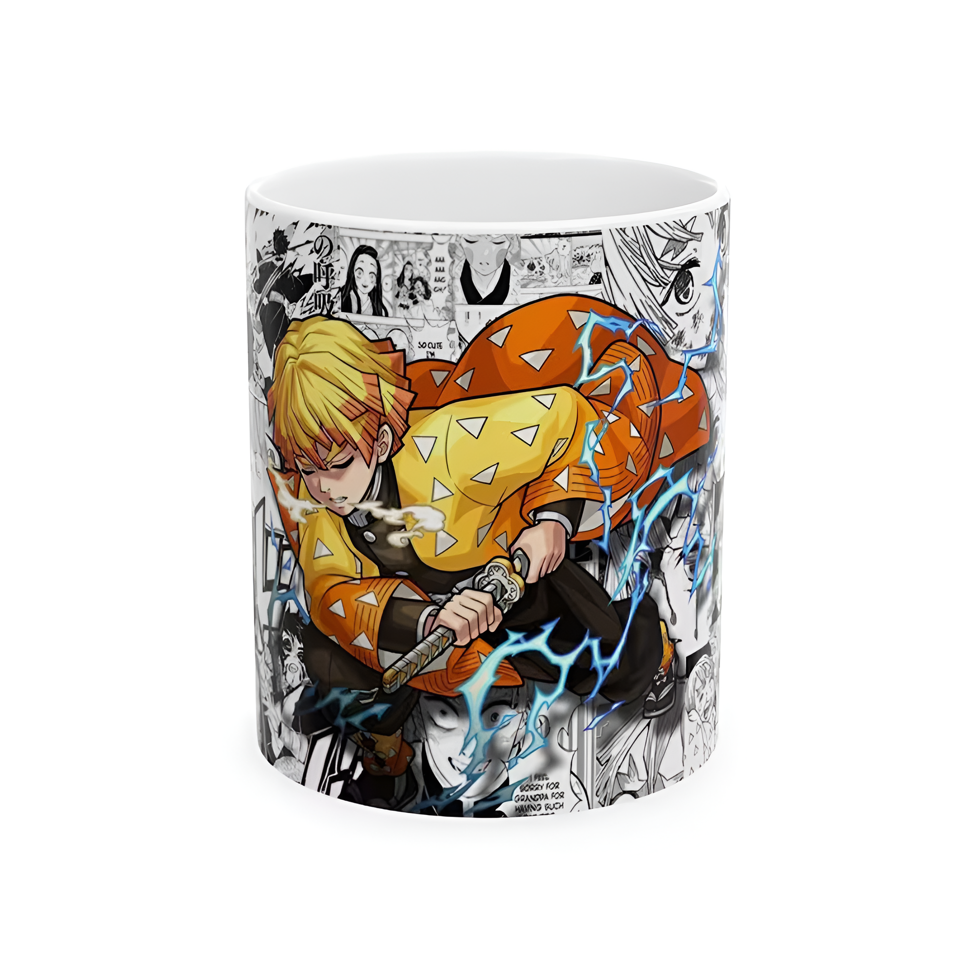 Lightning Design Mug  Demon Slayer Anime Ceramic Mug