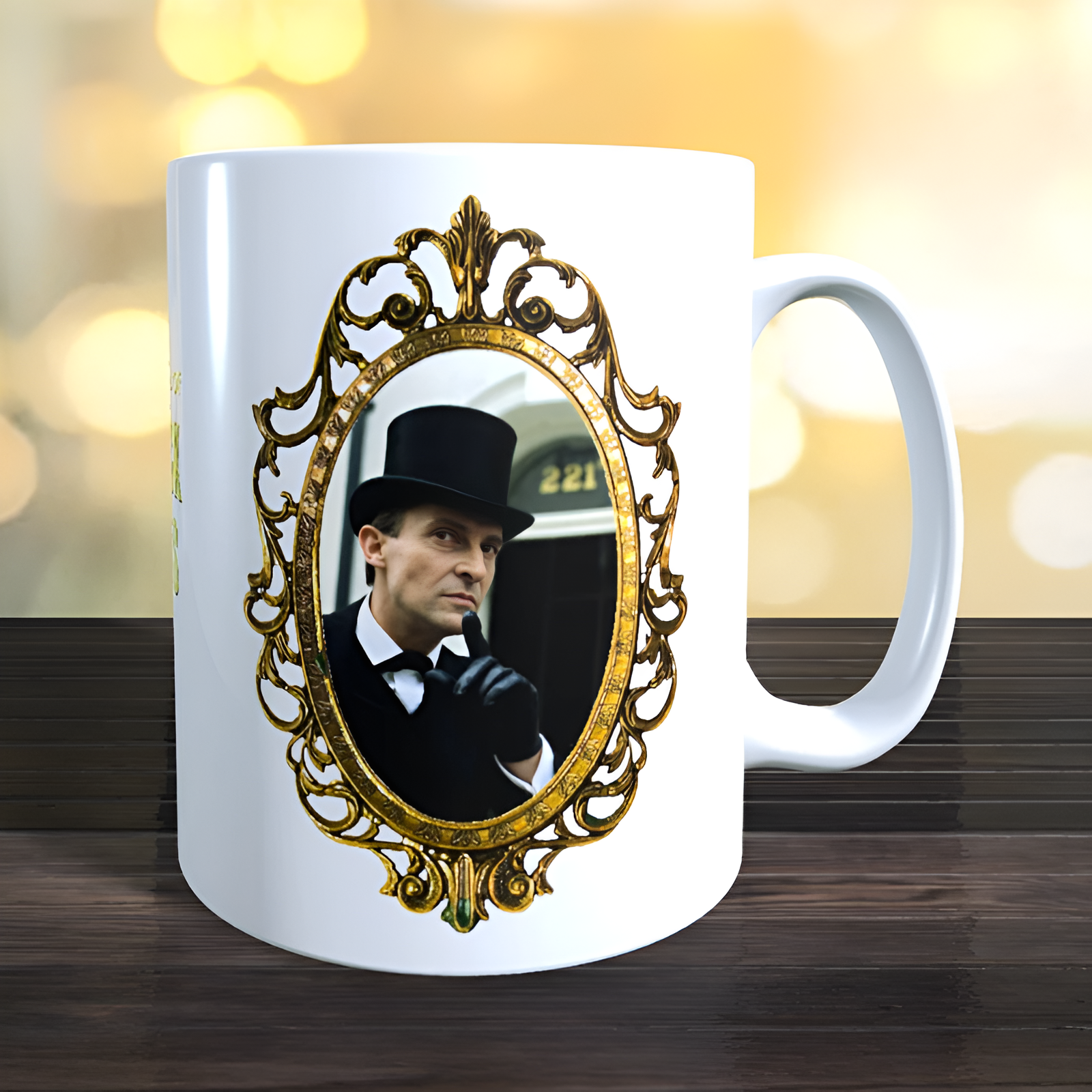 Sherlock Holmes Retro Ceramic Coffee Mug 11 Oz