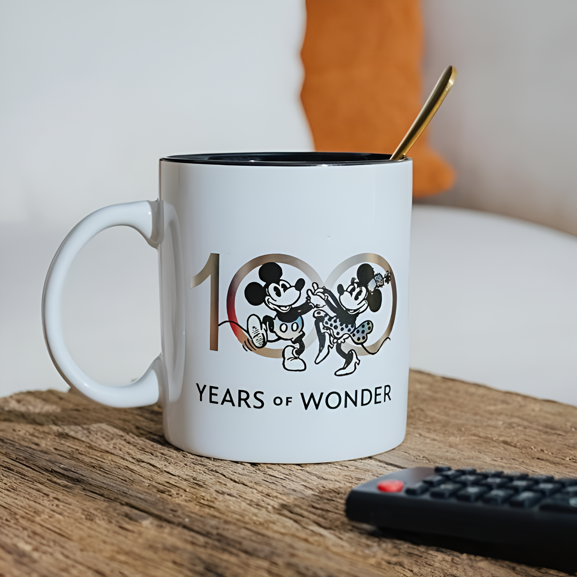 20 Oz 100 Years of Wonder Foil-Embossed Ceramic Mug Holds 