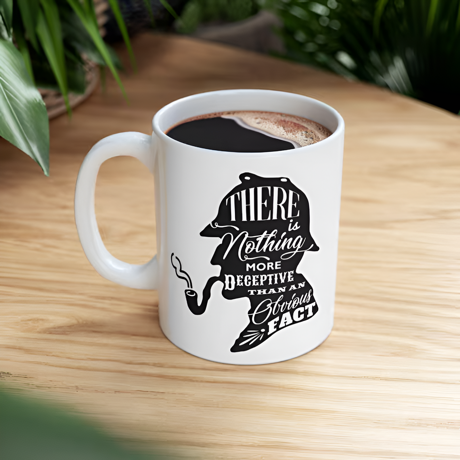 Sherlock Holmes Ceramic Literary Detective Coffee Mug