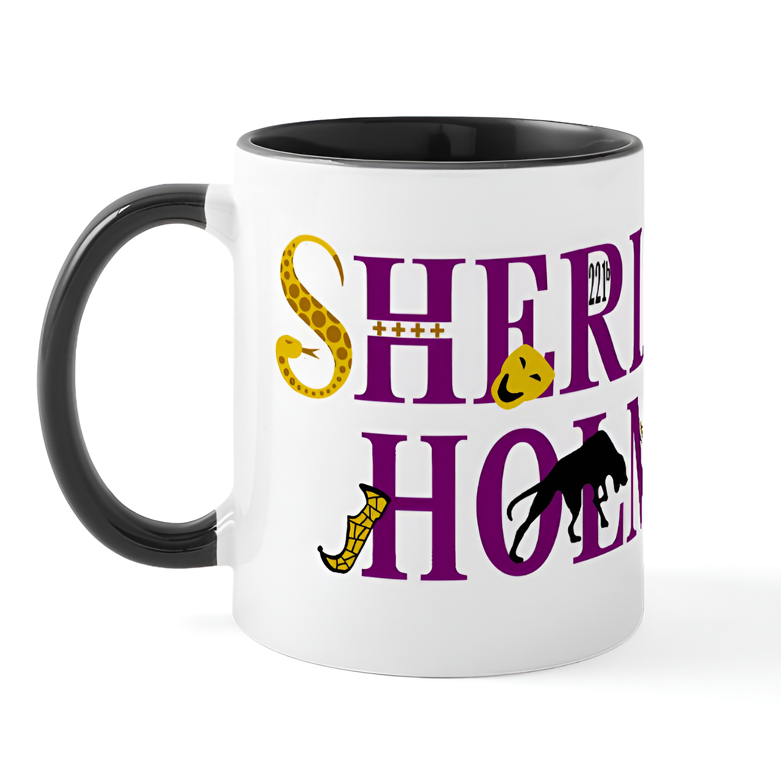 Sherlock Holmes Lives Ceramic Coffee Mug 