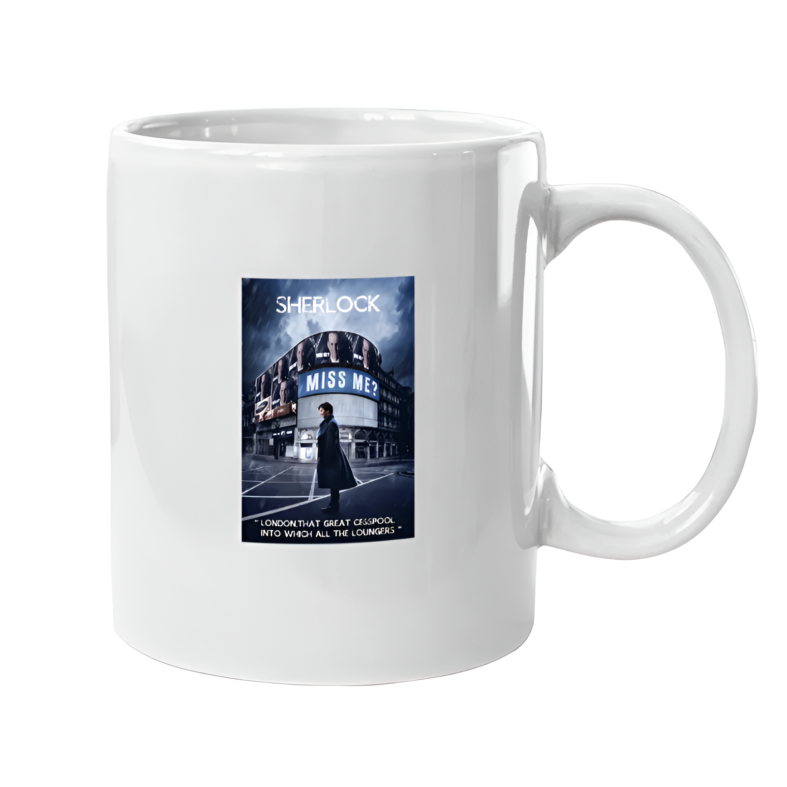 Sherlock Tv Show Ceramic Coffee Drinking Mug