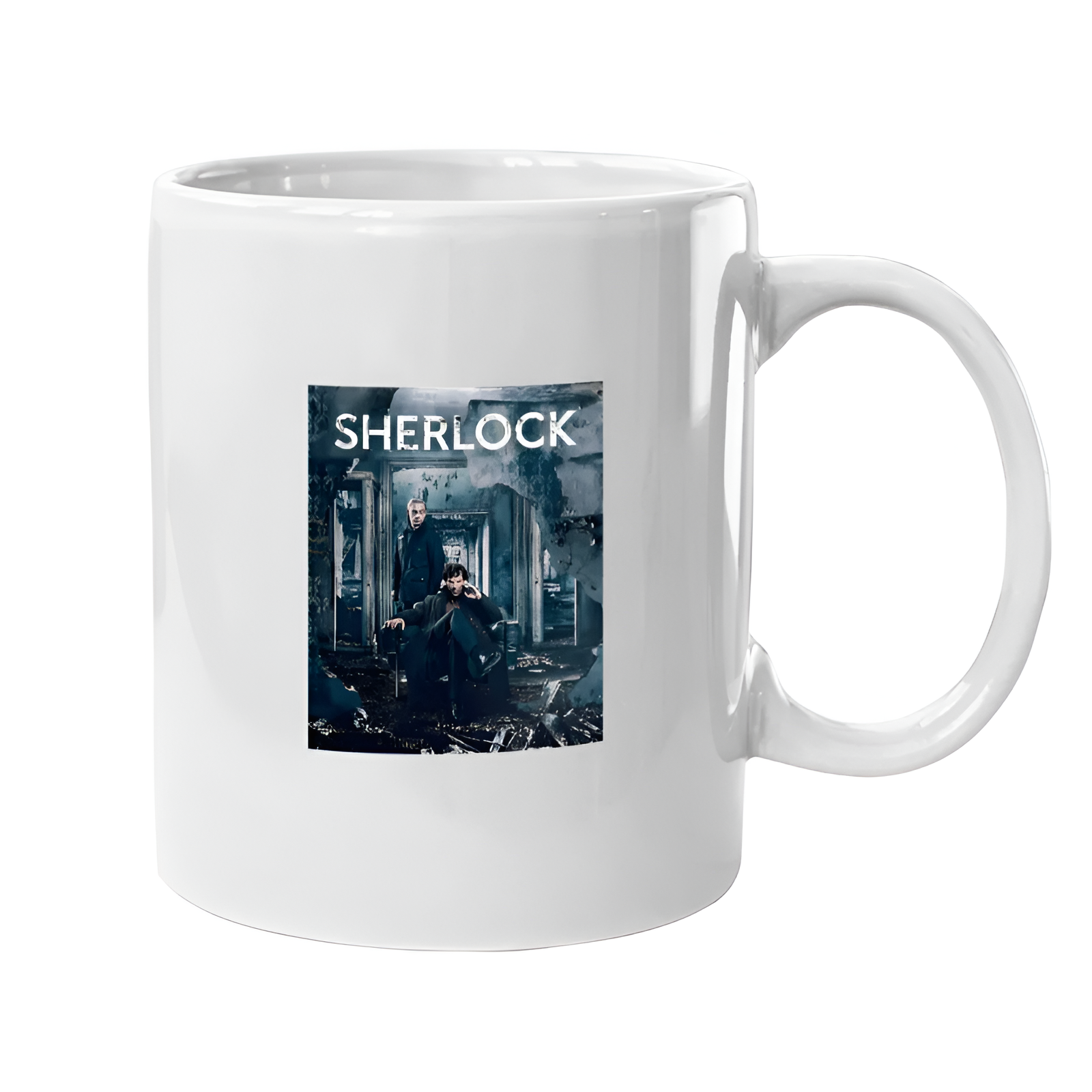 Sherlock Tv Show Graphic Ceramic Coffee Mug