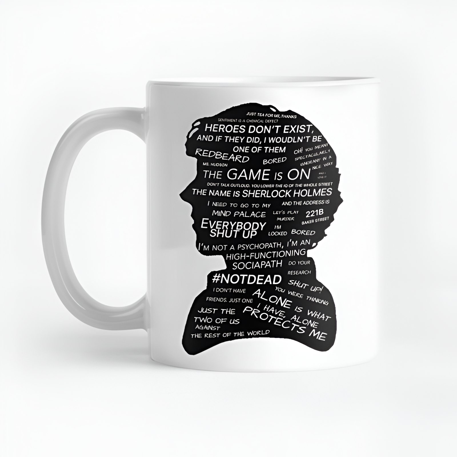 Sherlock Holmes Ceramic Eleven Ounce Coffee Mug