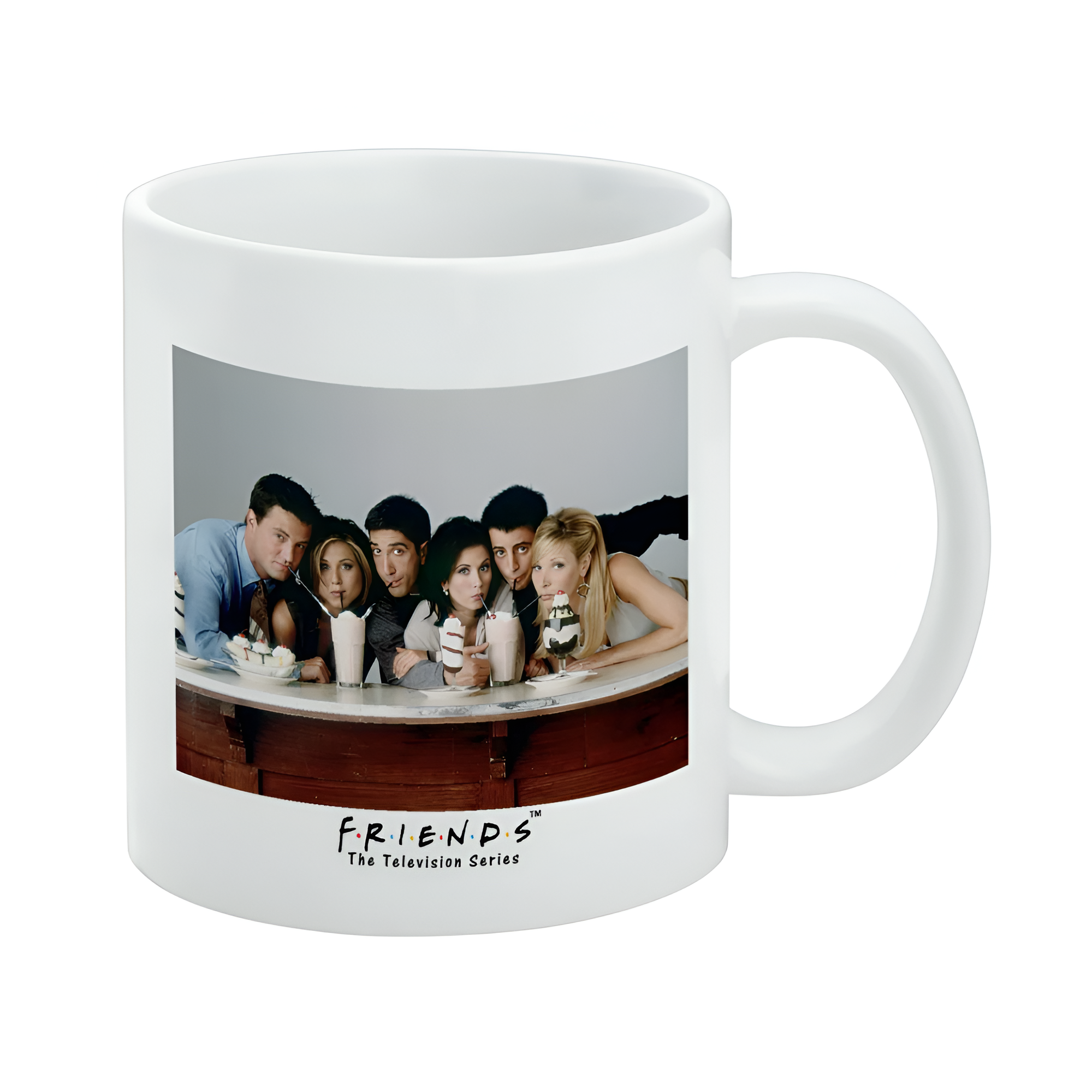 Friends Milkshake Photo Ceramic Coffee Mug 11 Oz