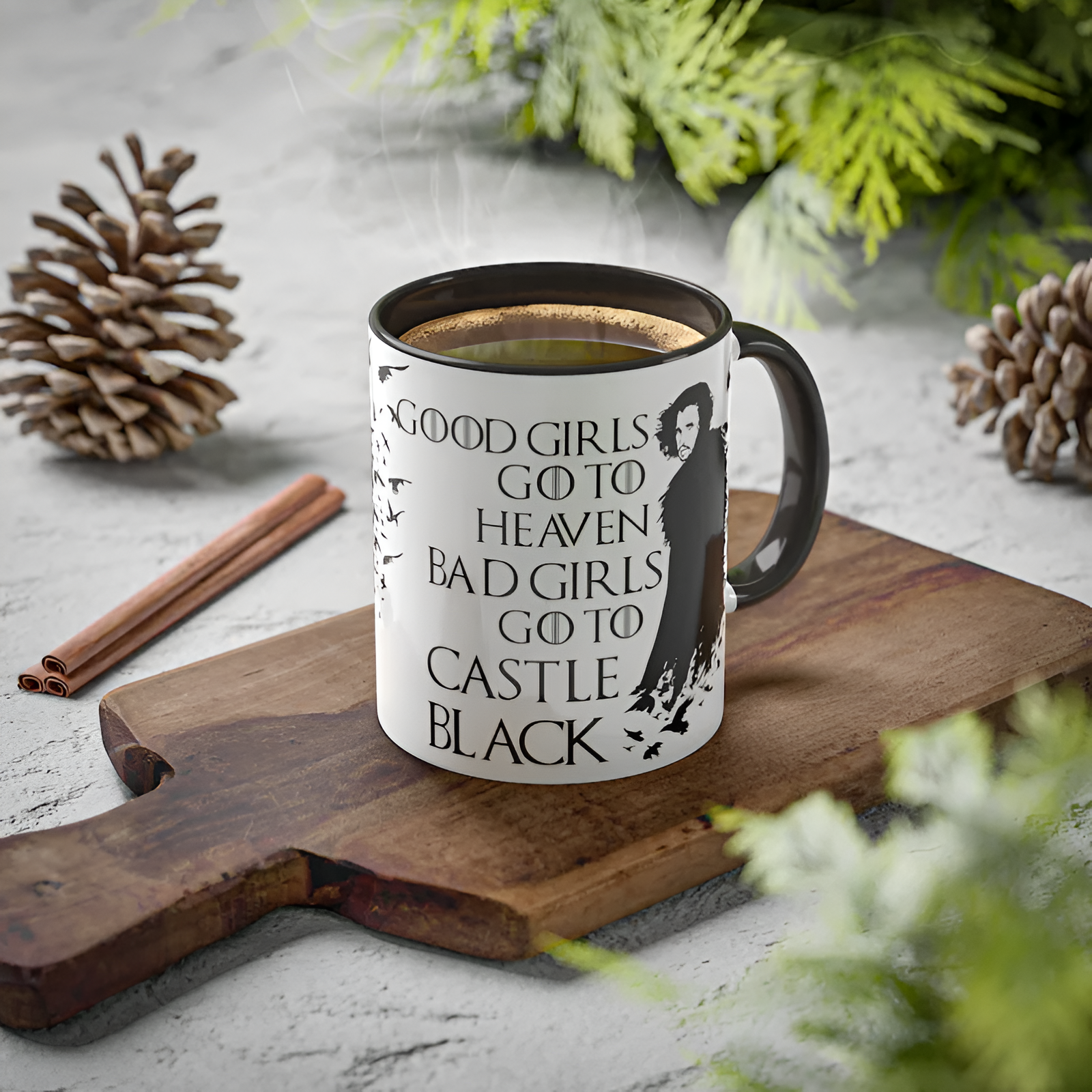 Game Of Thrones Themed Jon Snow Graphic Design Mug