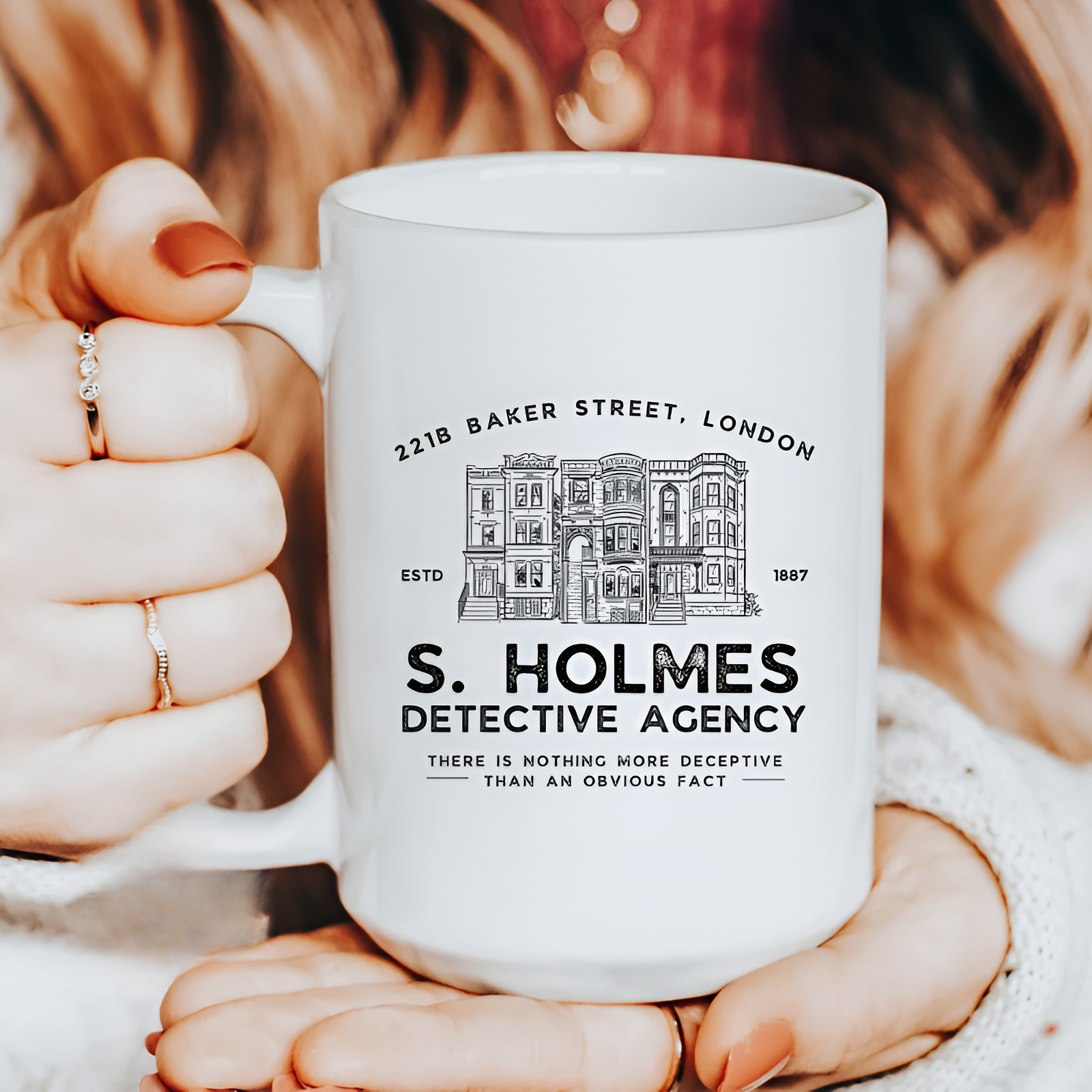Sherlock Holmes Detective Agency Baker Street Mug