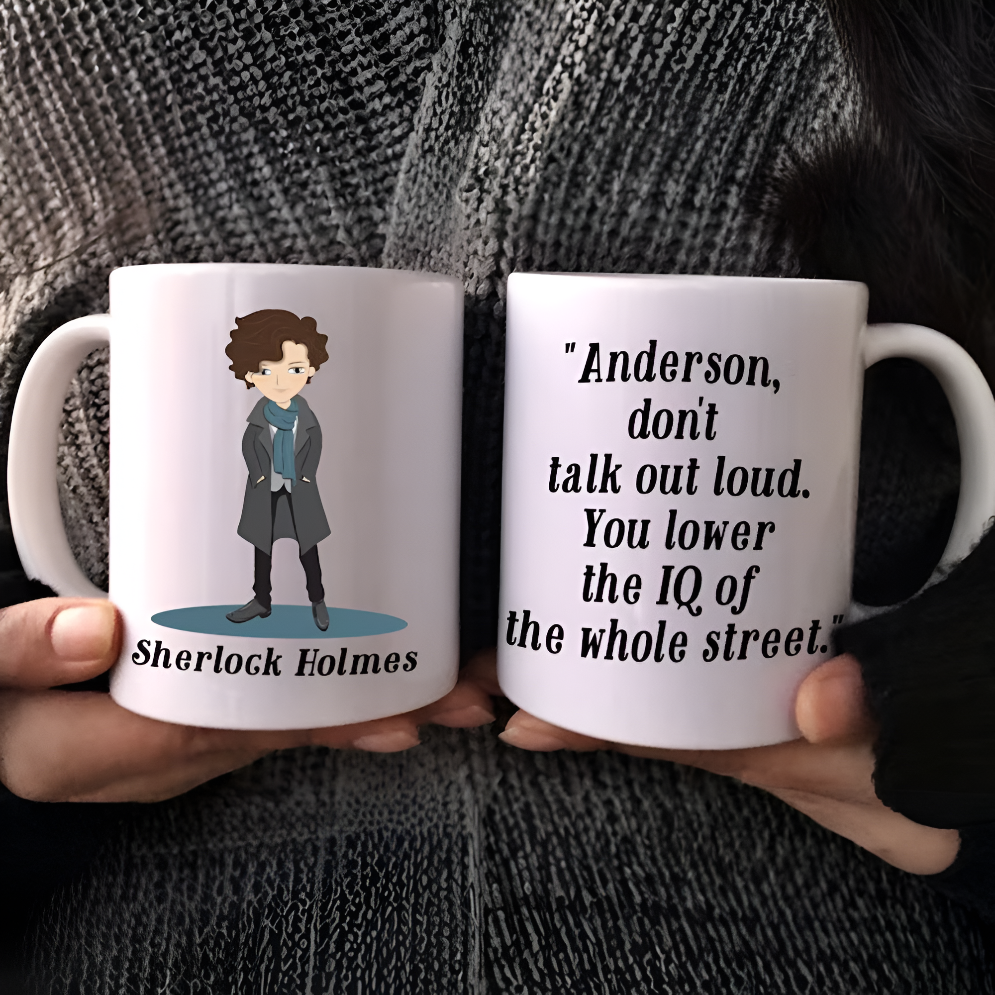Sherlock Holmes Quote Ceramic Coffee Mug 
