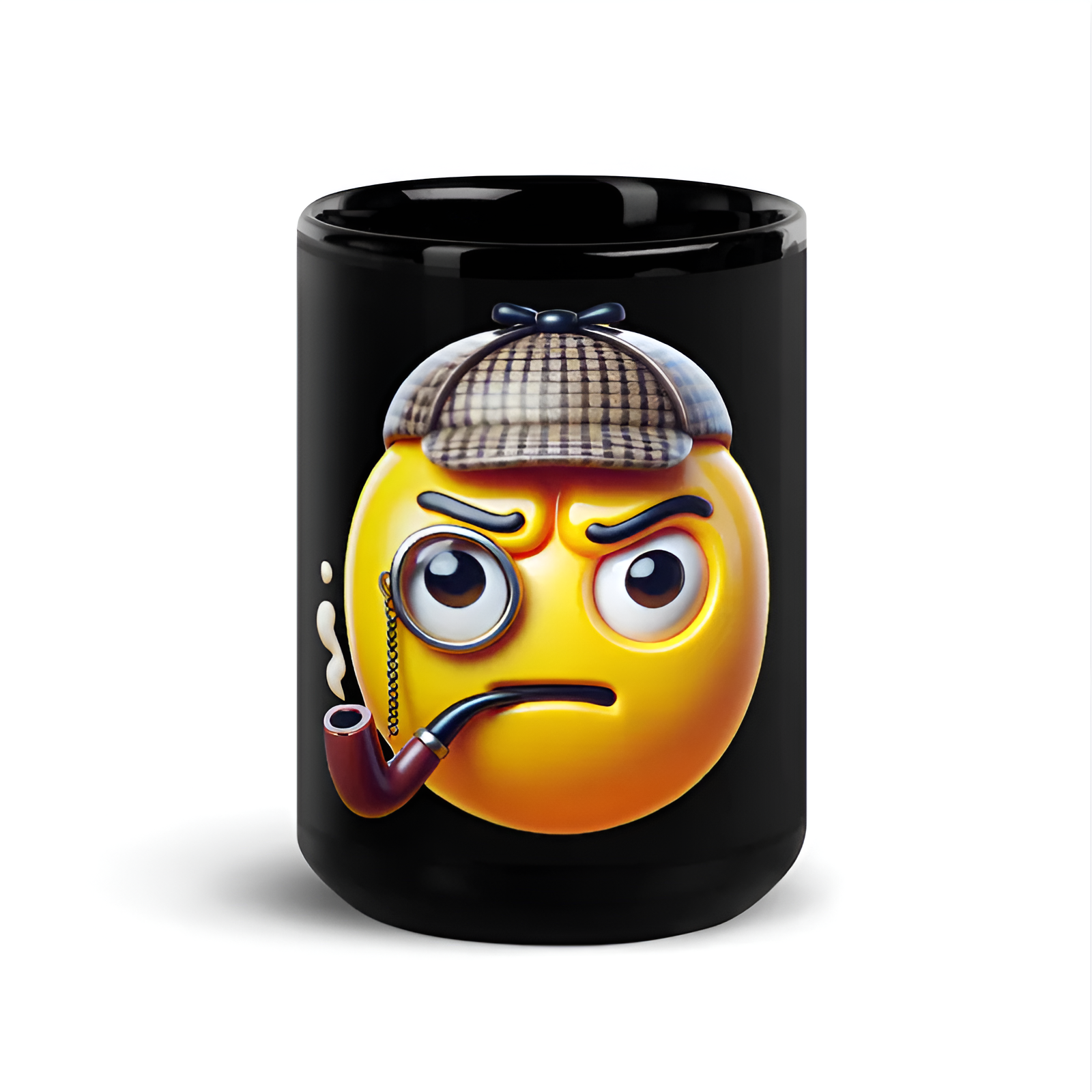Sherlock Emoji Detective Ceramic Coffee Mug