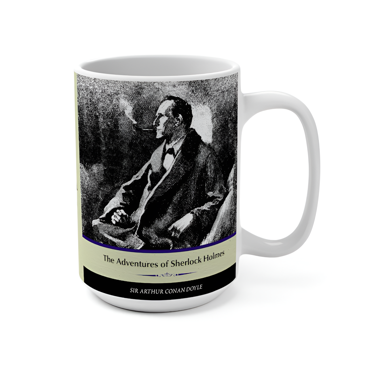 Sherlock Holmes Literary Ceramic Coffee Mug 15 Oz