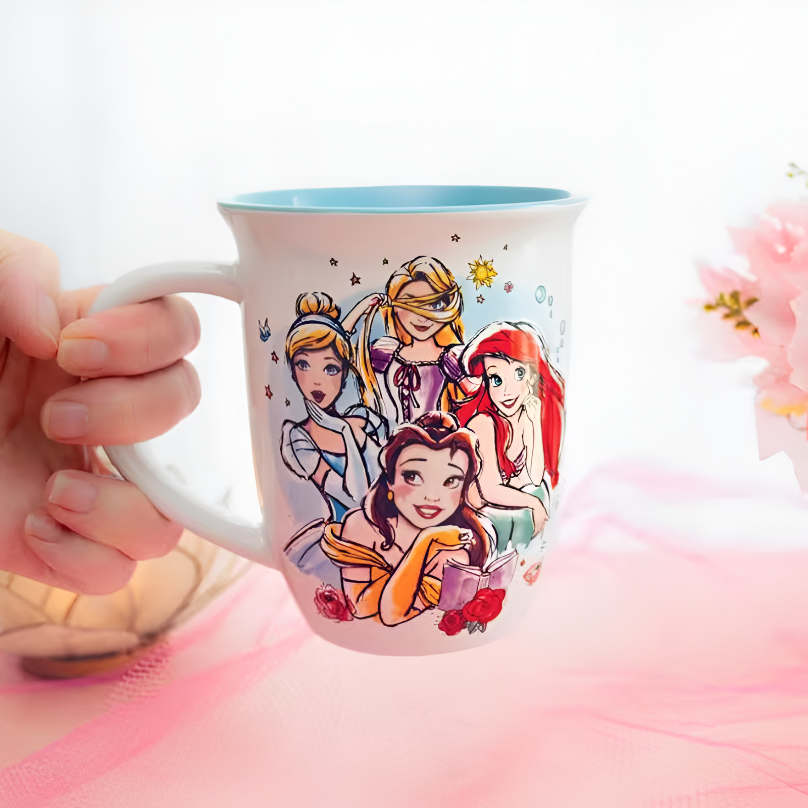 Princess Quote Mug 16oz I Woke Up Like This Wide Rim Coffee Cup