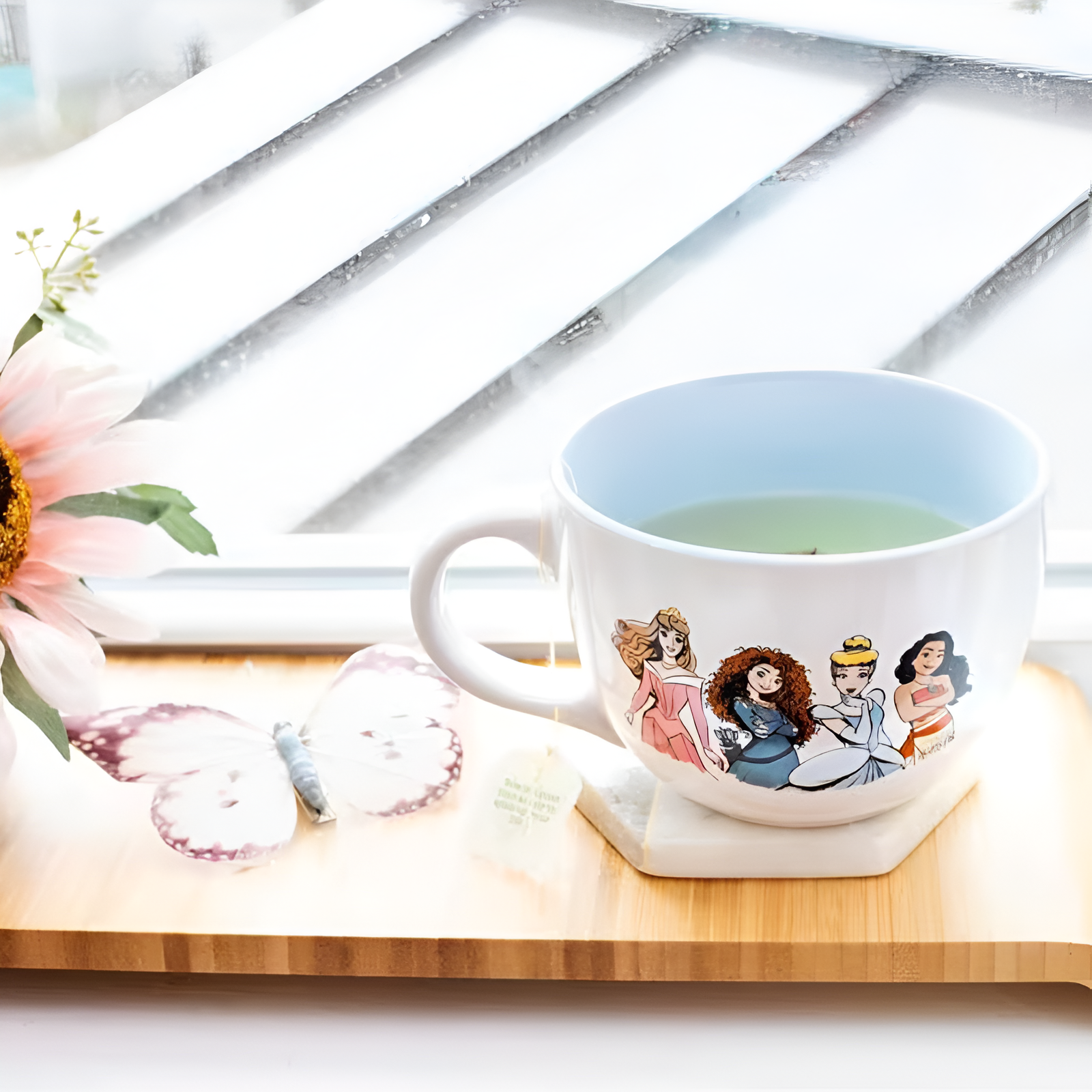 Princess Quote Soup Mug 24oz Courage To Be Kind Large Ceramic Cup