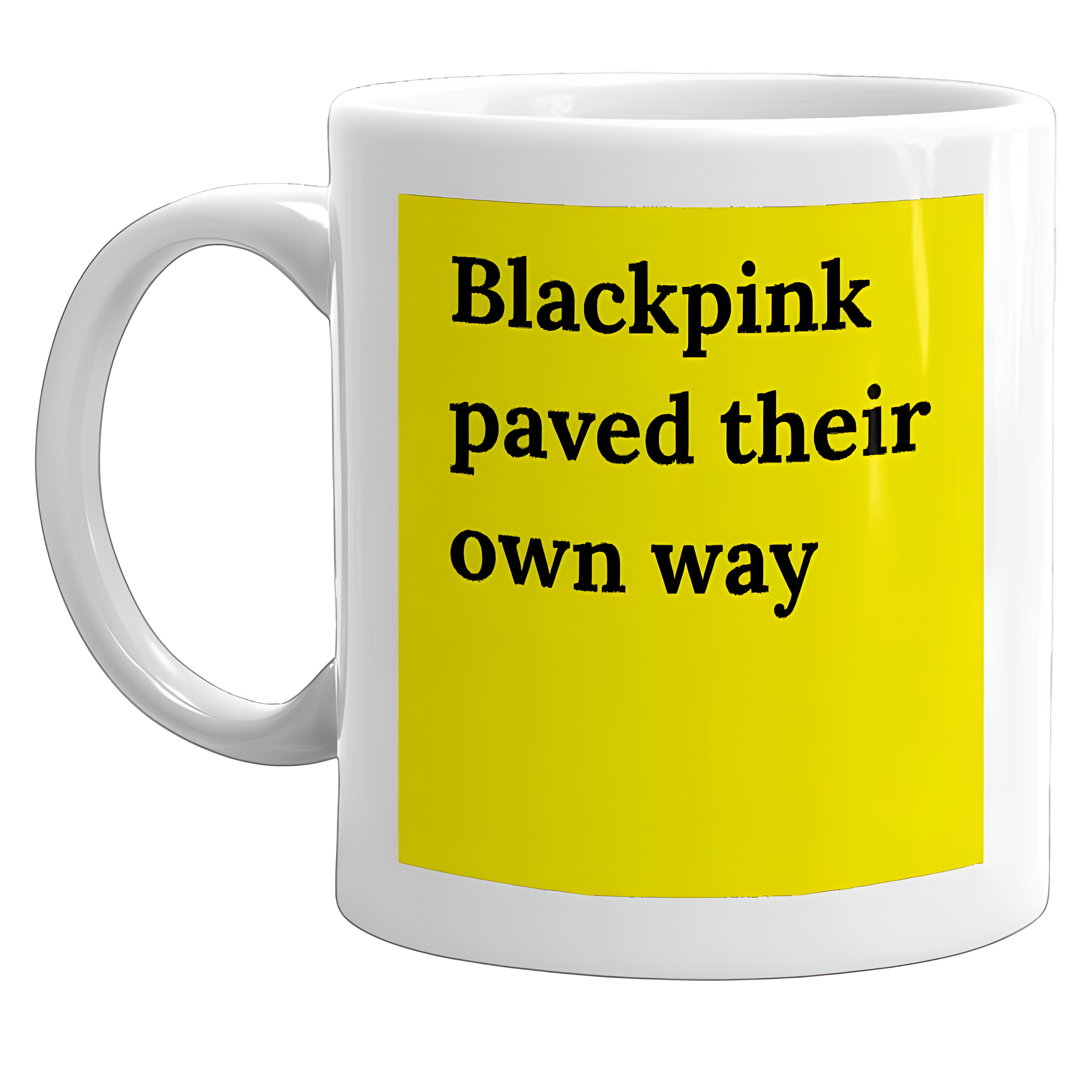 Black PinkCeramic Coffee Mug For Music Fans