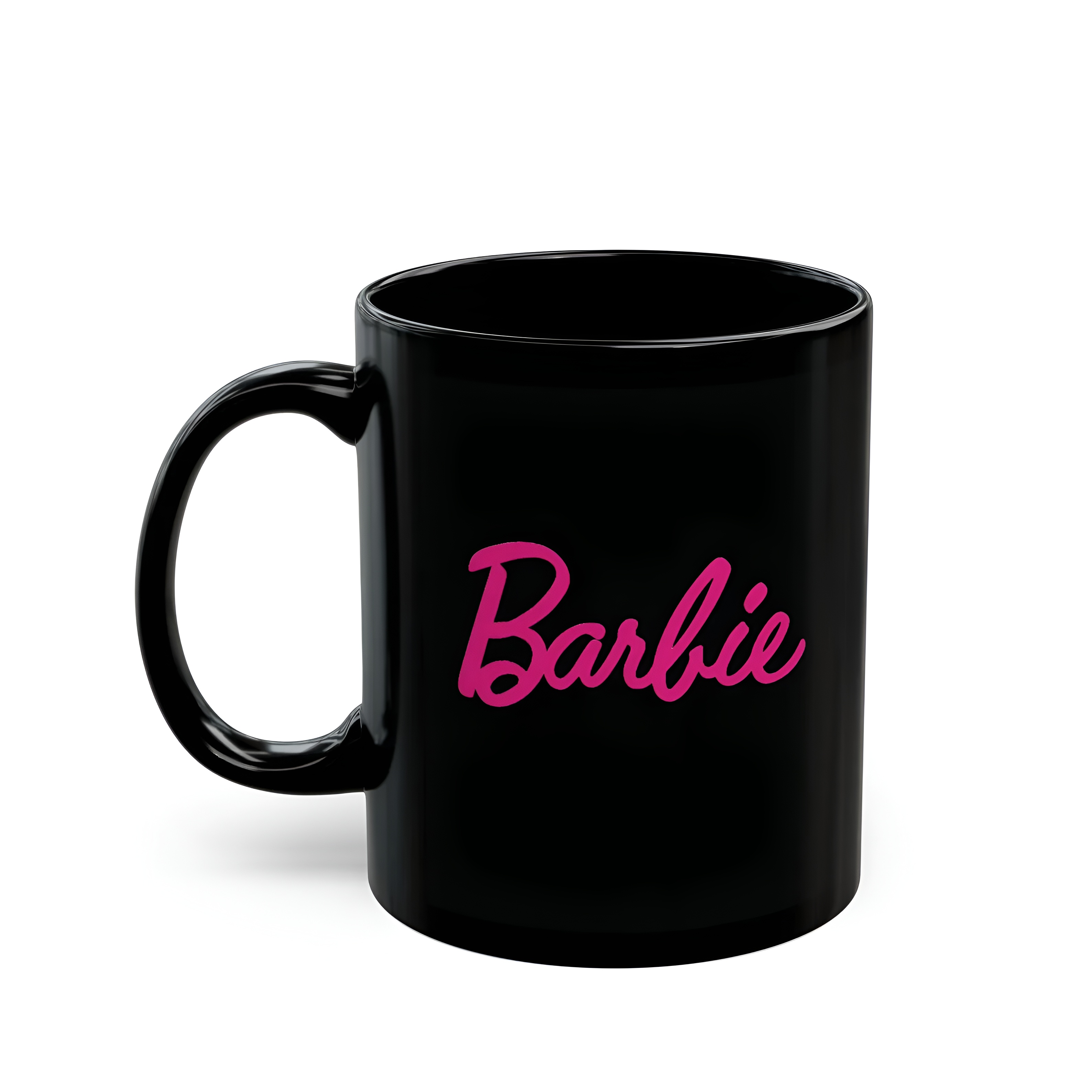 Barbie Pink and Black Coffee Mug 11oz Cute Gift Cup for Girls