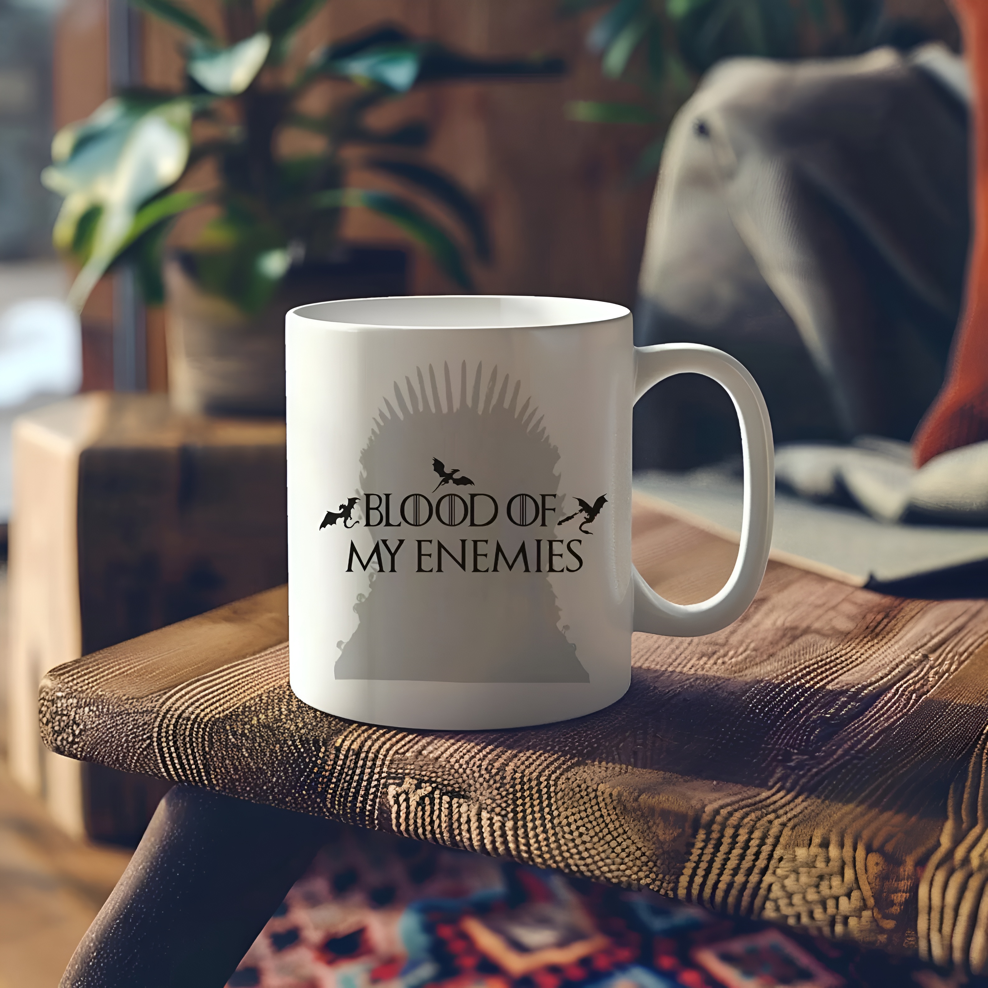 Game of Thrones Inspired Mug: Dragons Fantasy Ceramic Coffee Cup 