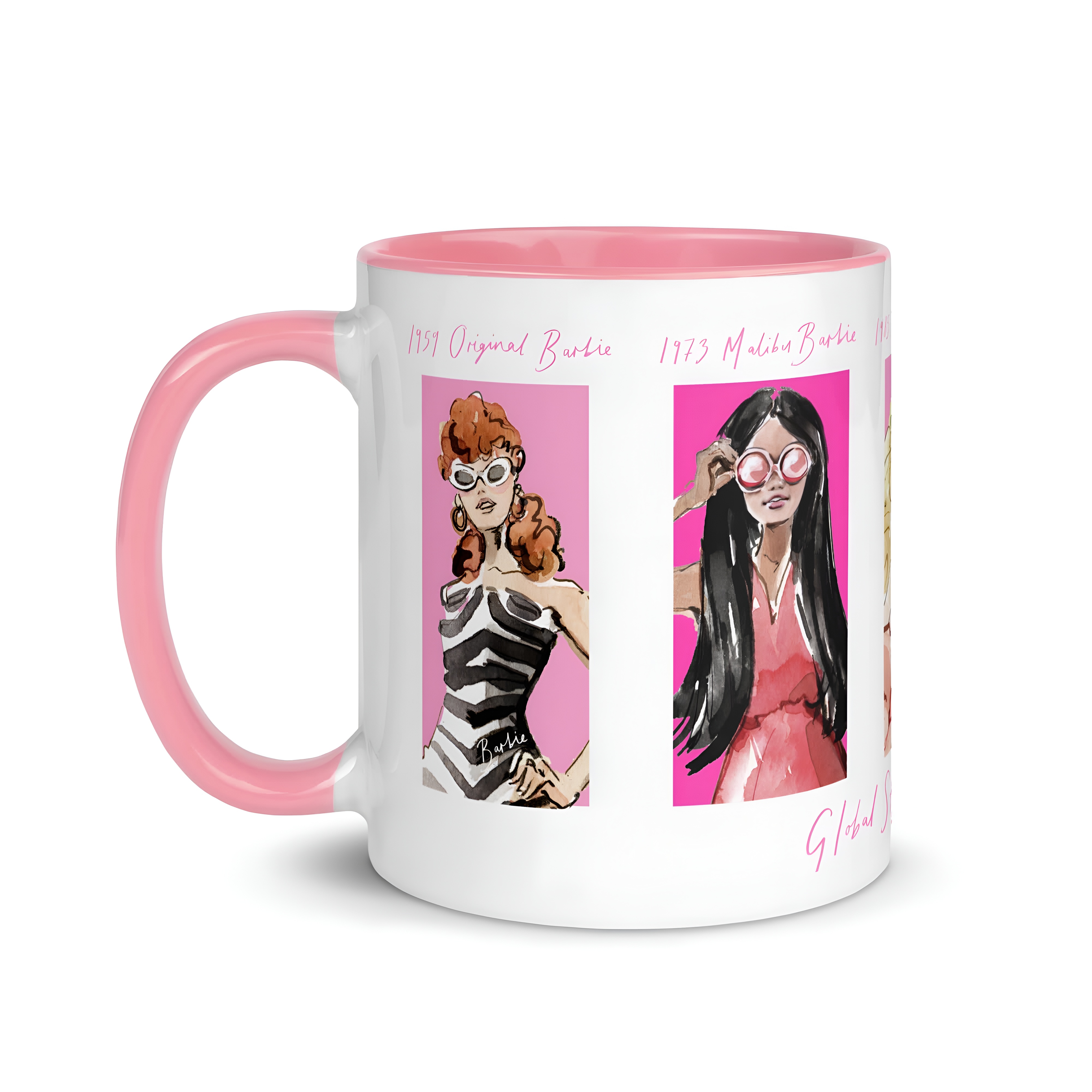 Barbie Style Icon White Coffee Mug Premium Ceramic Tea Cup