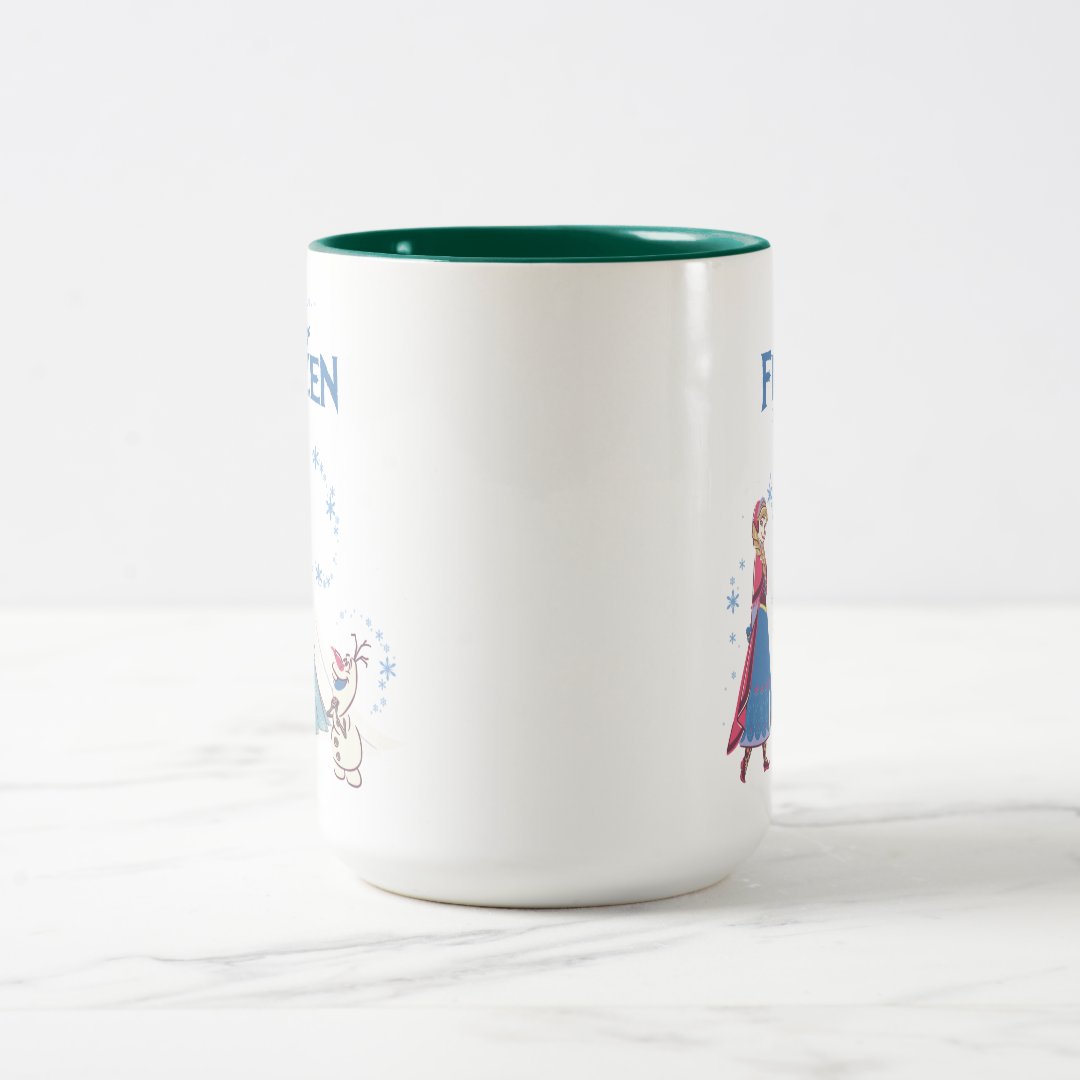 Elsa Anna Olaf Two-Tone Mug 