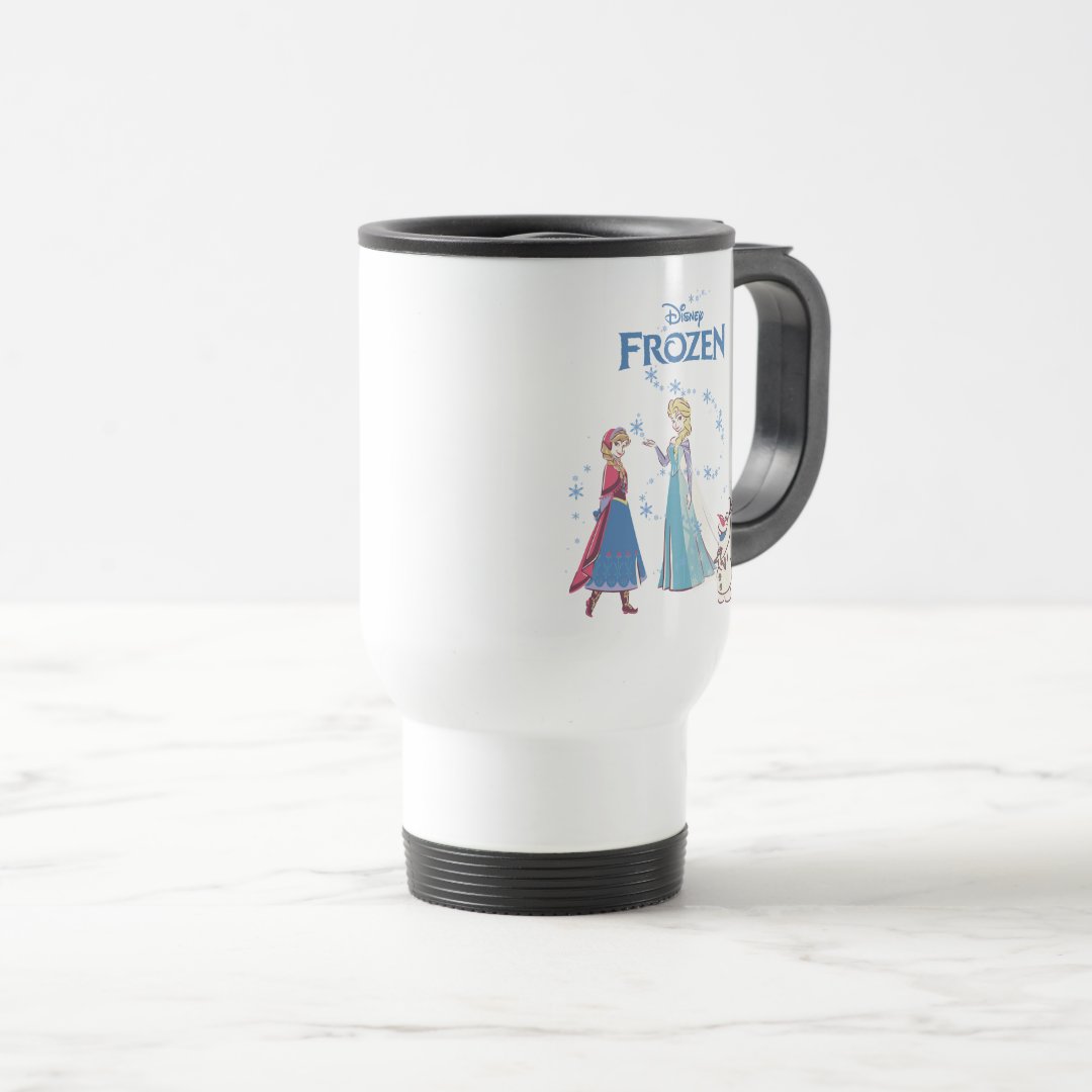 Frozen Travel Mug Elsa, Anna & Olaf Commuter Coffee Cup