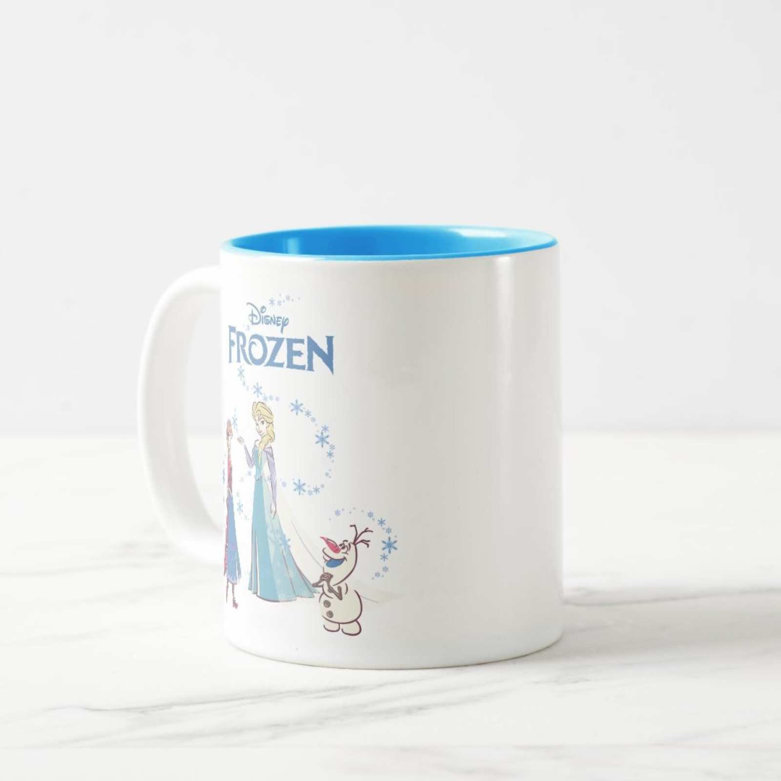 Frozen Sisters Snowman Duo Toned Mug