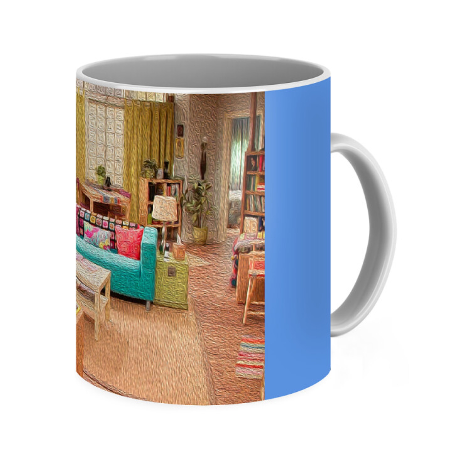 Penny Apartment Oil Painting Style Coffee Mug