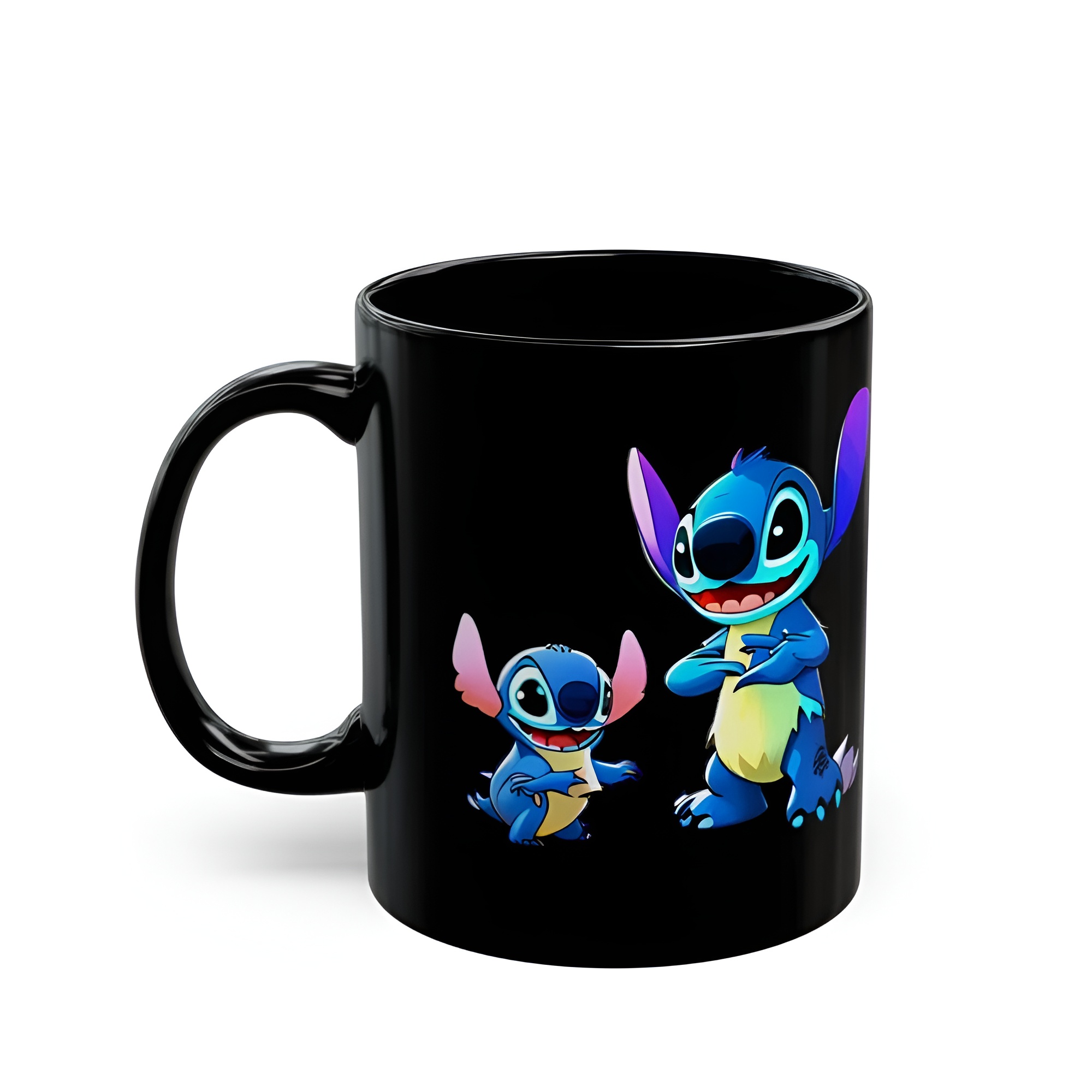 Stitch Themed Coffee Mug With Positive Motivational Message 