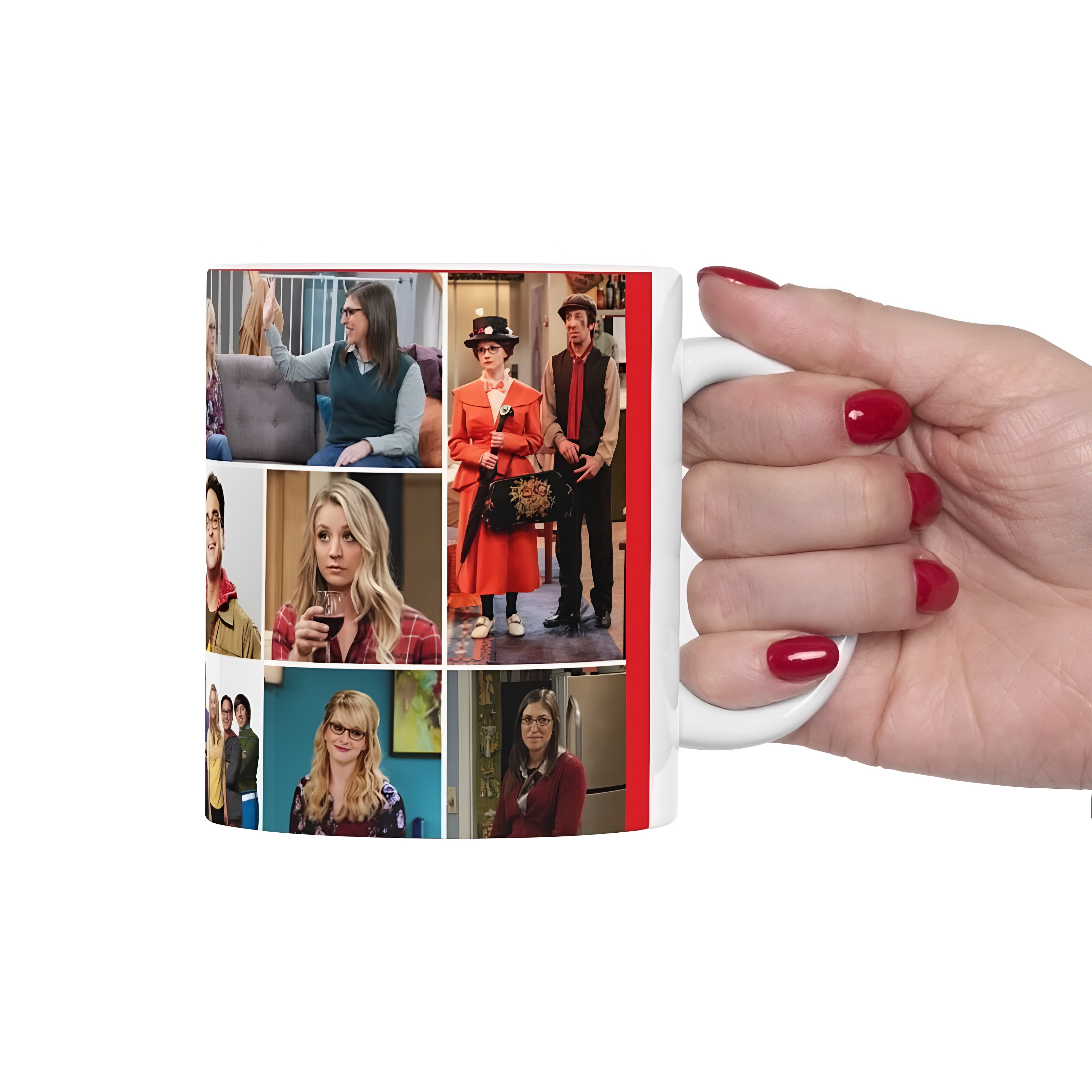 Big Bang Theory Ensemble Collage Portrait Coffee Mug